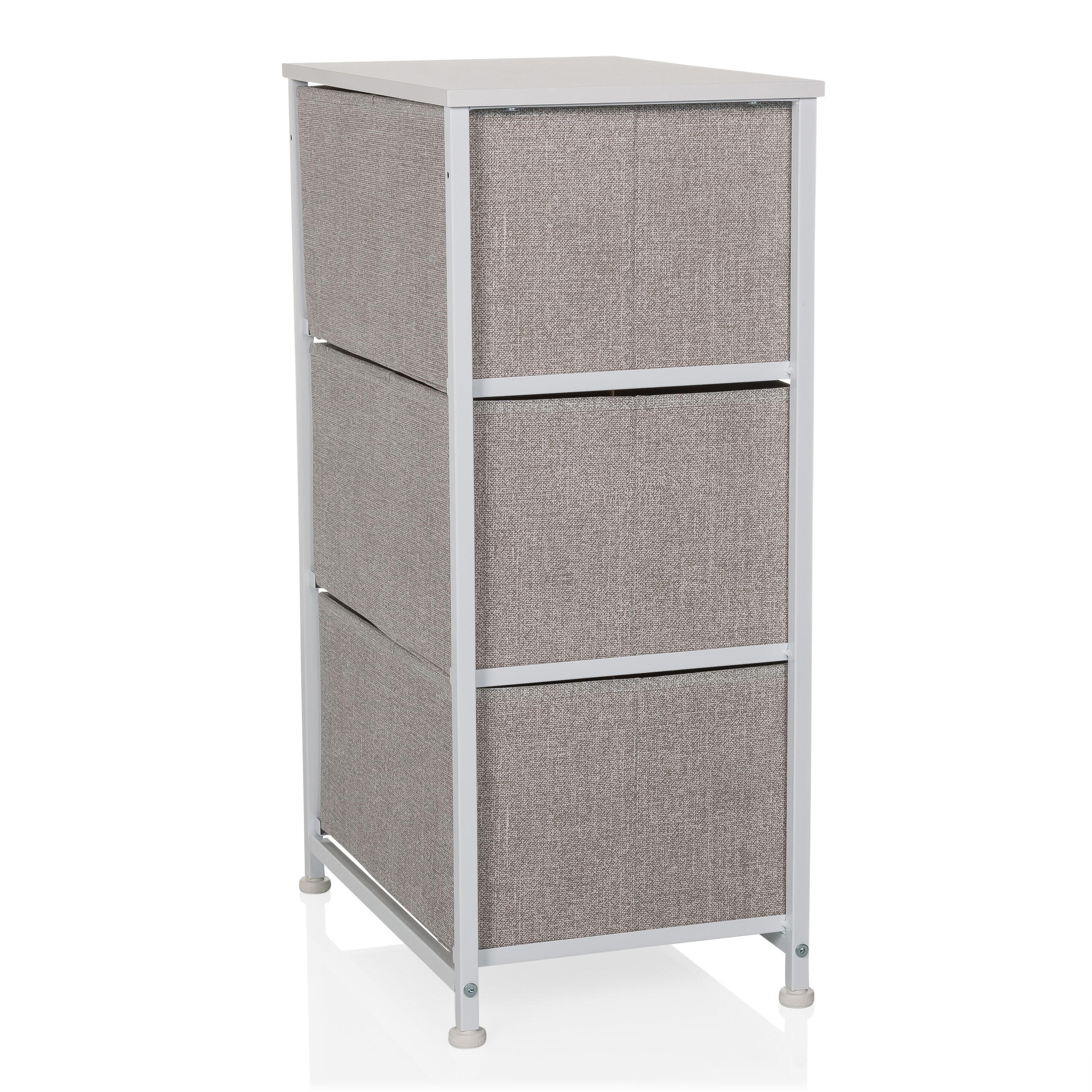 FOLDRESS M Scaffale con 3 scomparti Grigio hjh WOHNEN