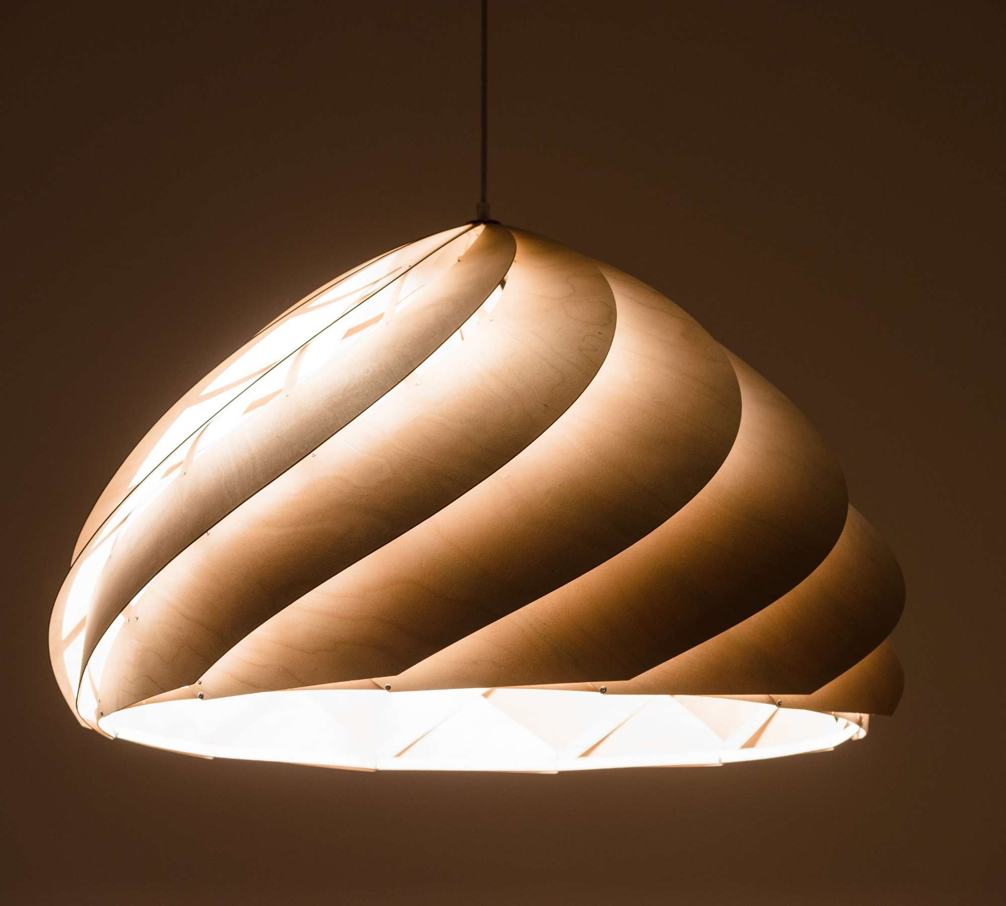NAUTILUS Pendant Lamp Wood Natural