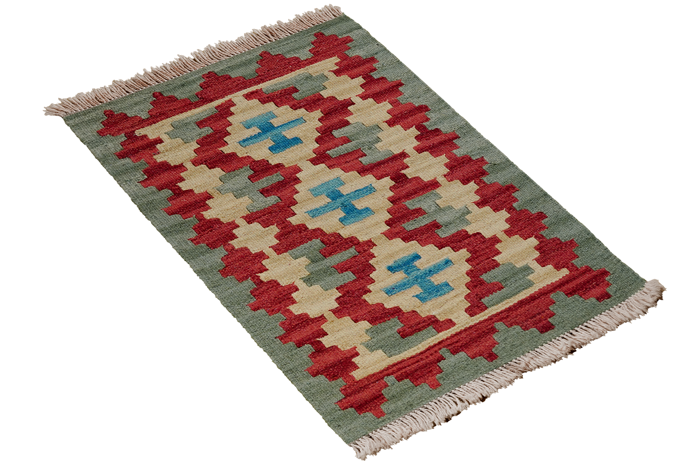 Kilim Gashgai Teppich Wolle Mehrfarbig