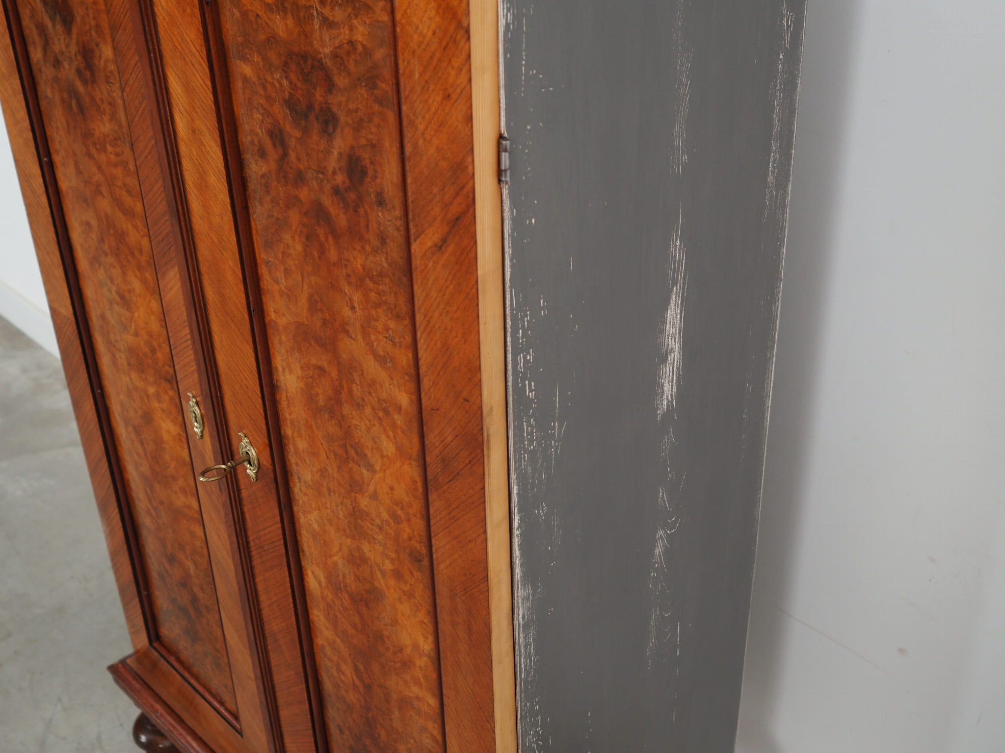 Vintage Kommode Kiefernholz Braun 1960er Jahre