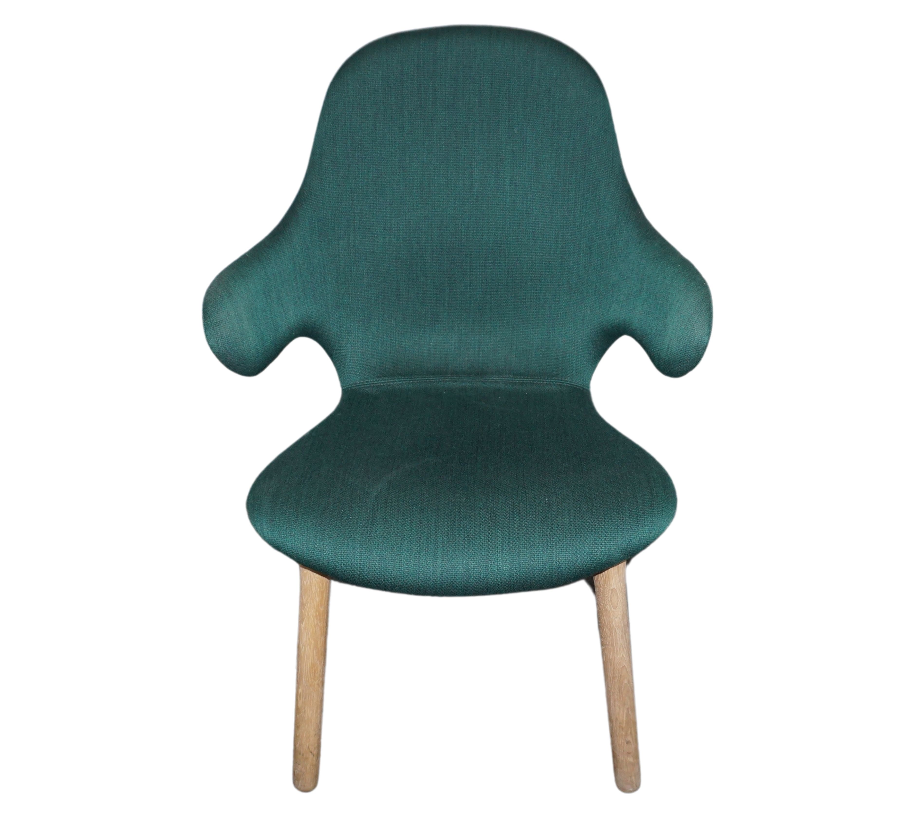 Catch JH1 Armchair Oak Dark Green Balder982