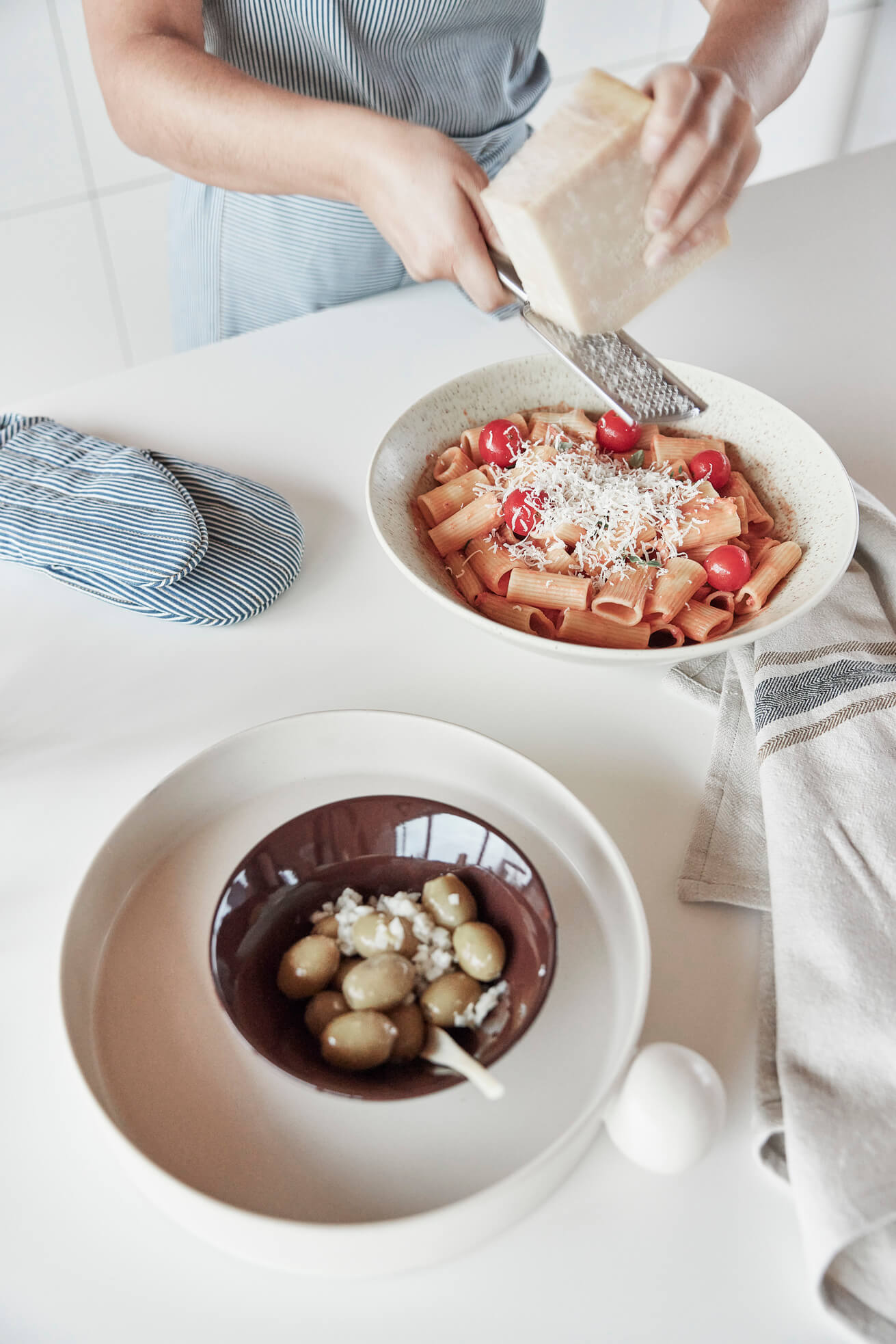 Yuka Schale Medium Terrakotta Braun