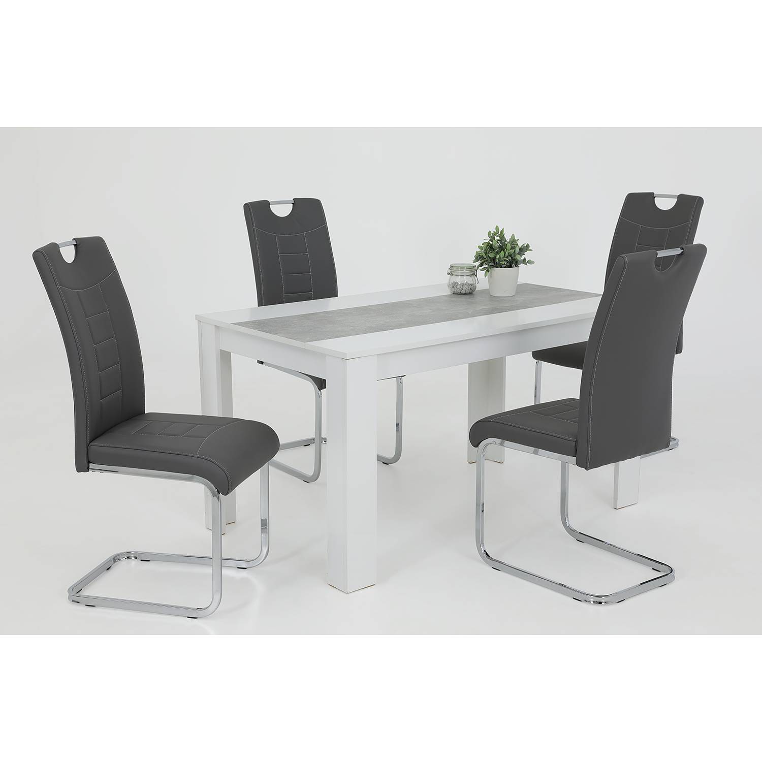 2x Freischwinger Festola Grau