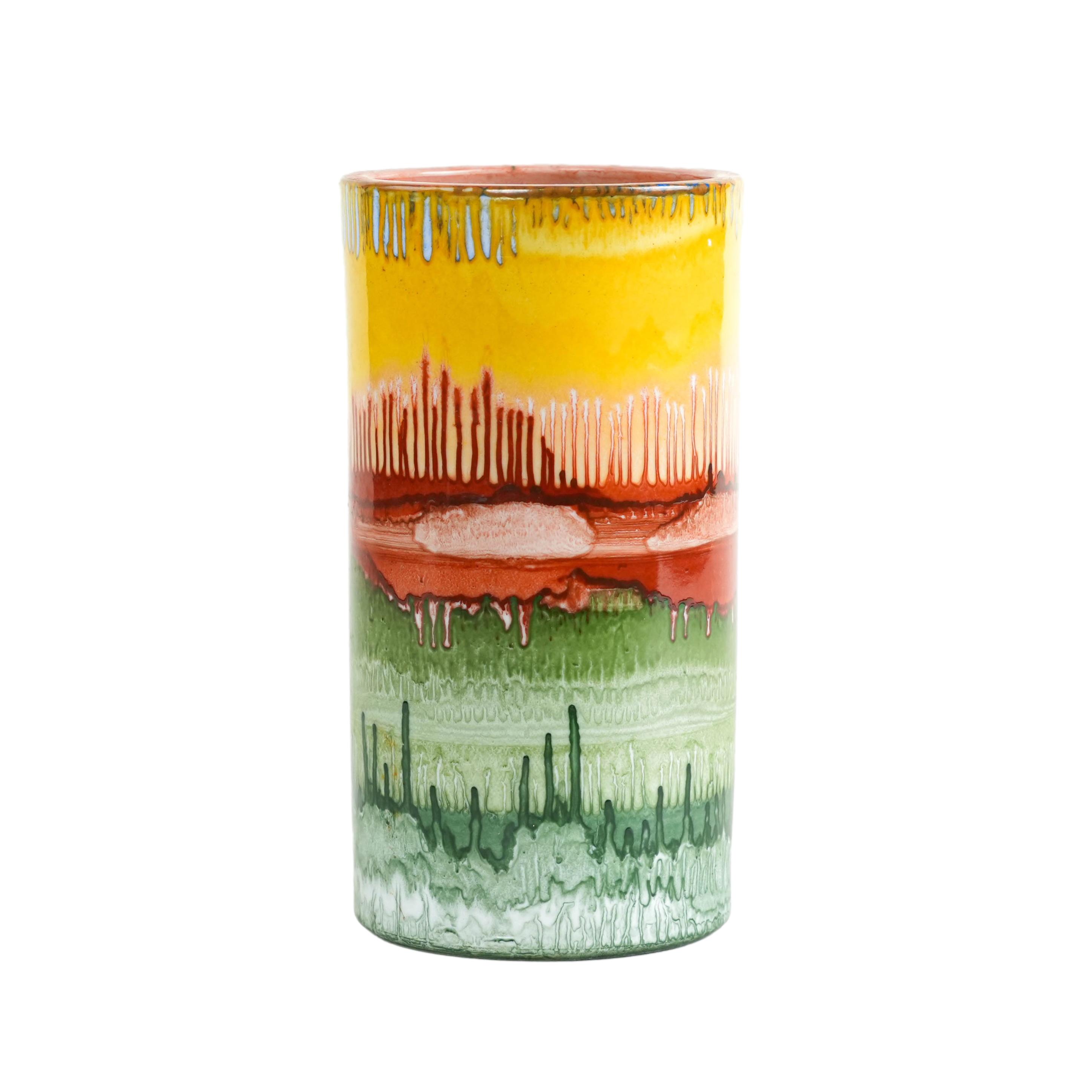 Zylindrische Vase 1970er Jahre