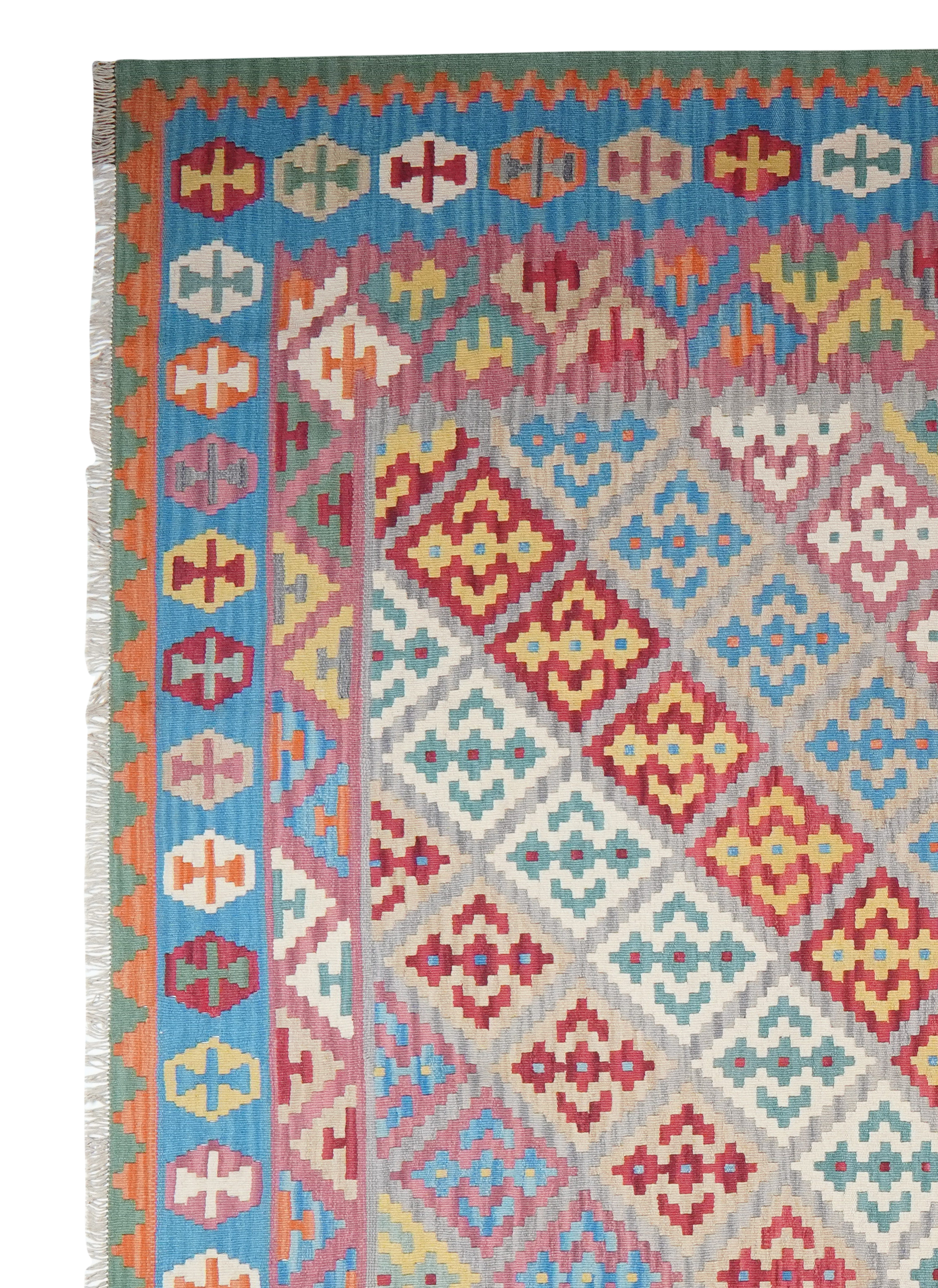 Kilim Gashgai Tappeto Multicolore
