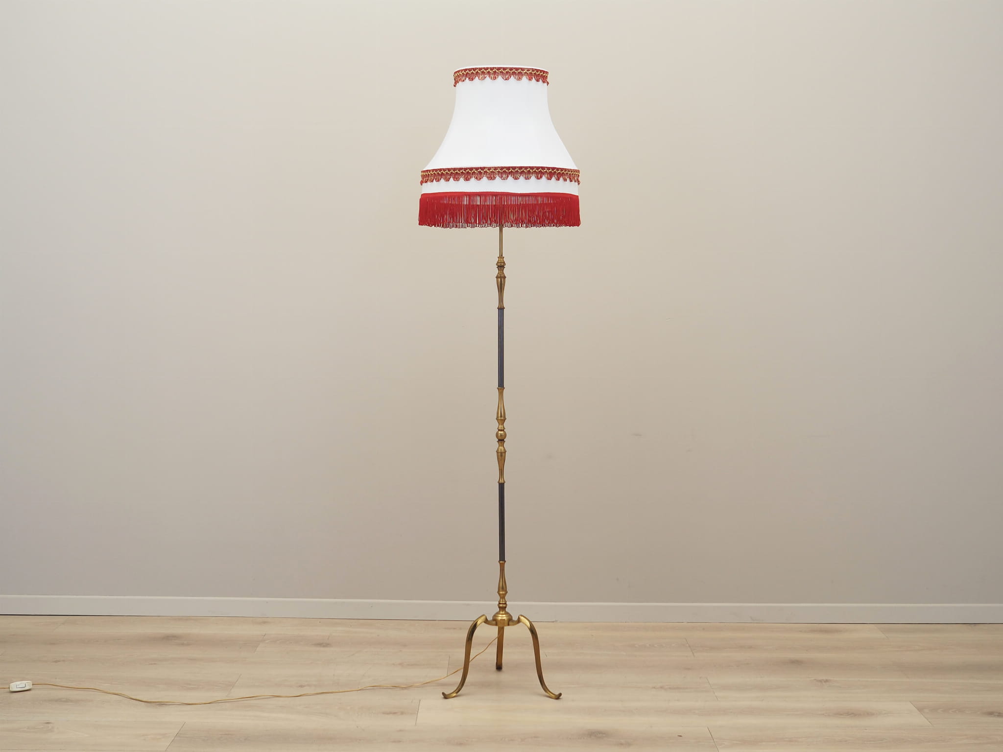 Vintage floor lamp Metal Fabric Multicolored 1970s