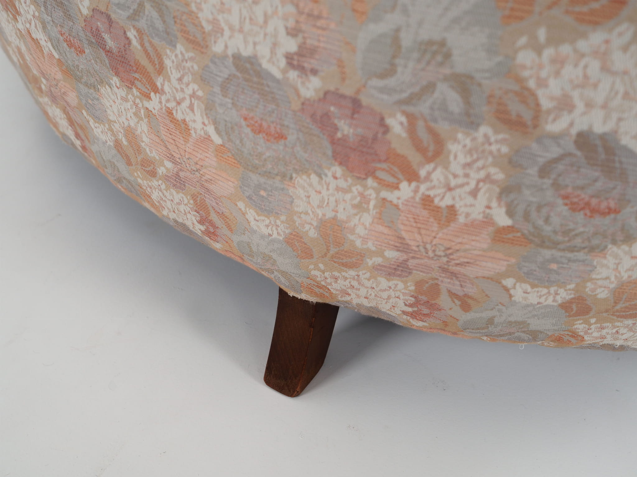 Vintage Sofa Beechwood Textile Multicolored 1970s