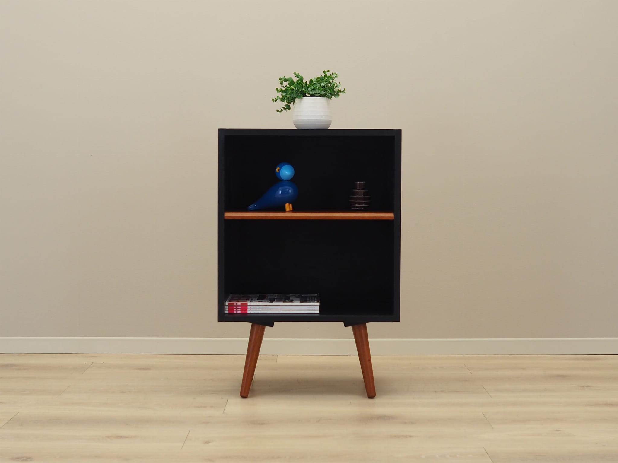 Vintage Bookshelf Teak Brown 1970s