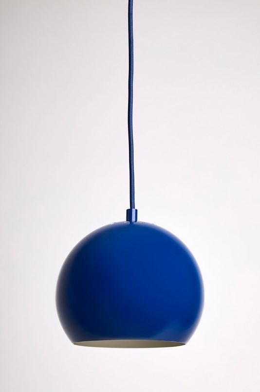 Ball Pendelleuchte Blau Ø18cm