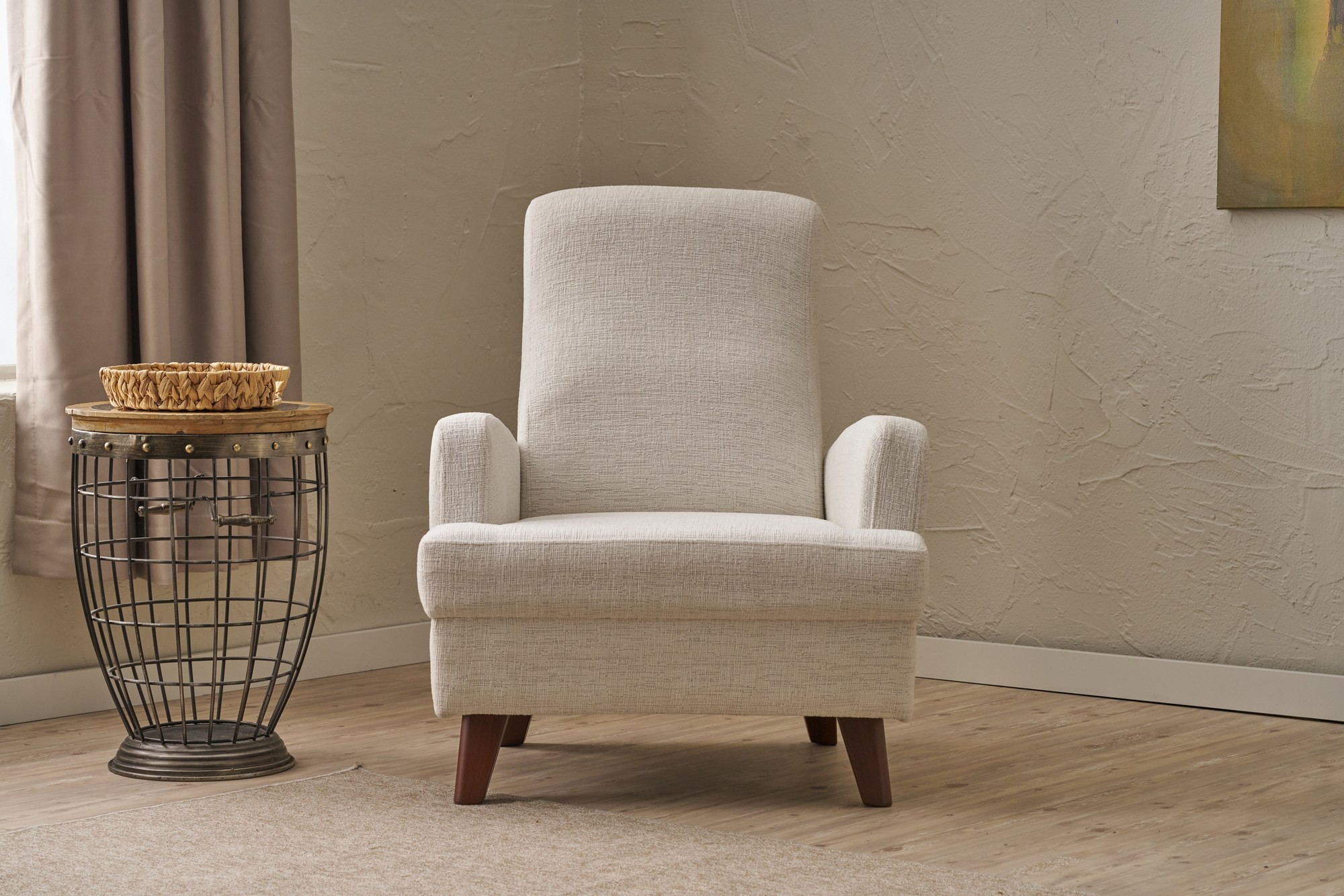 Kana Sessel Cremefarbig