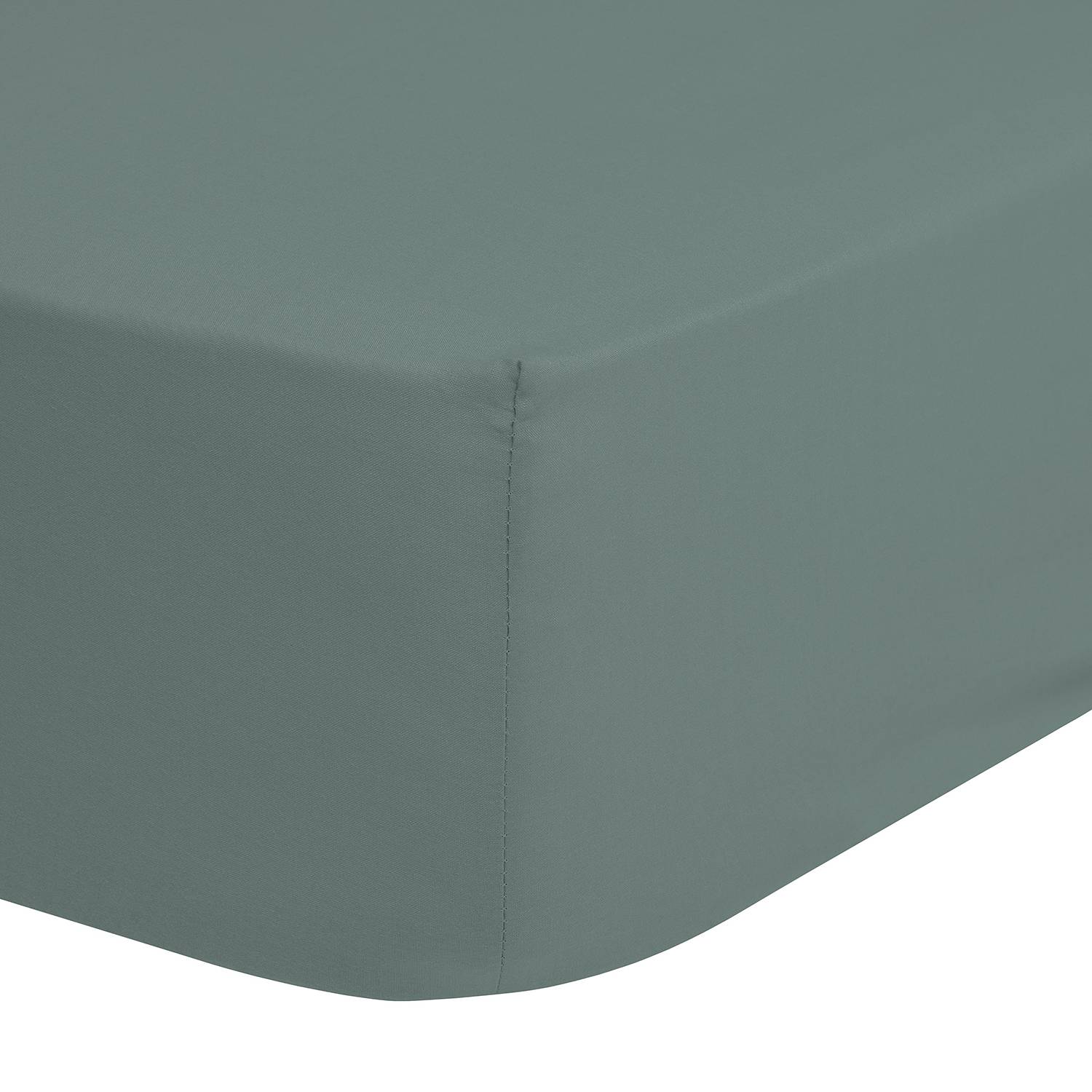 Henty Jersey Fitted Sheet Cotton Green 60x120cm