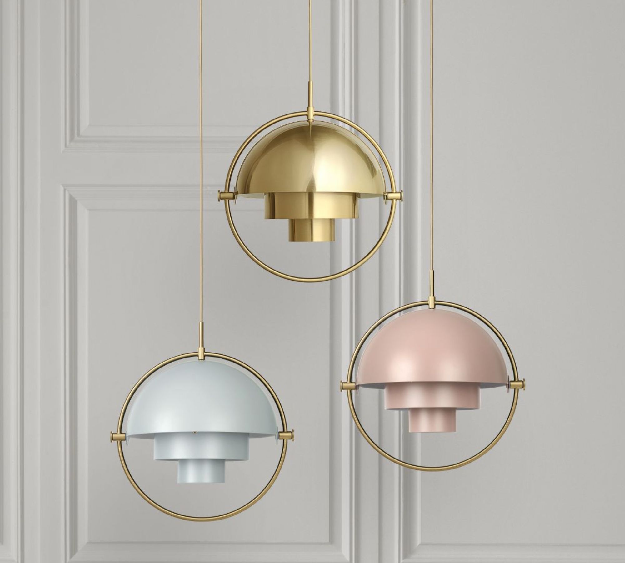 Multi-Lite Hängeleuchte Small Gold