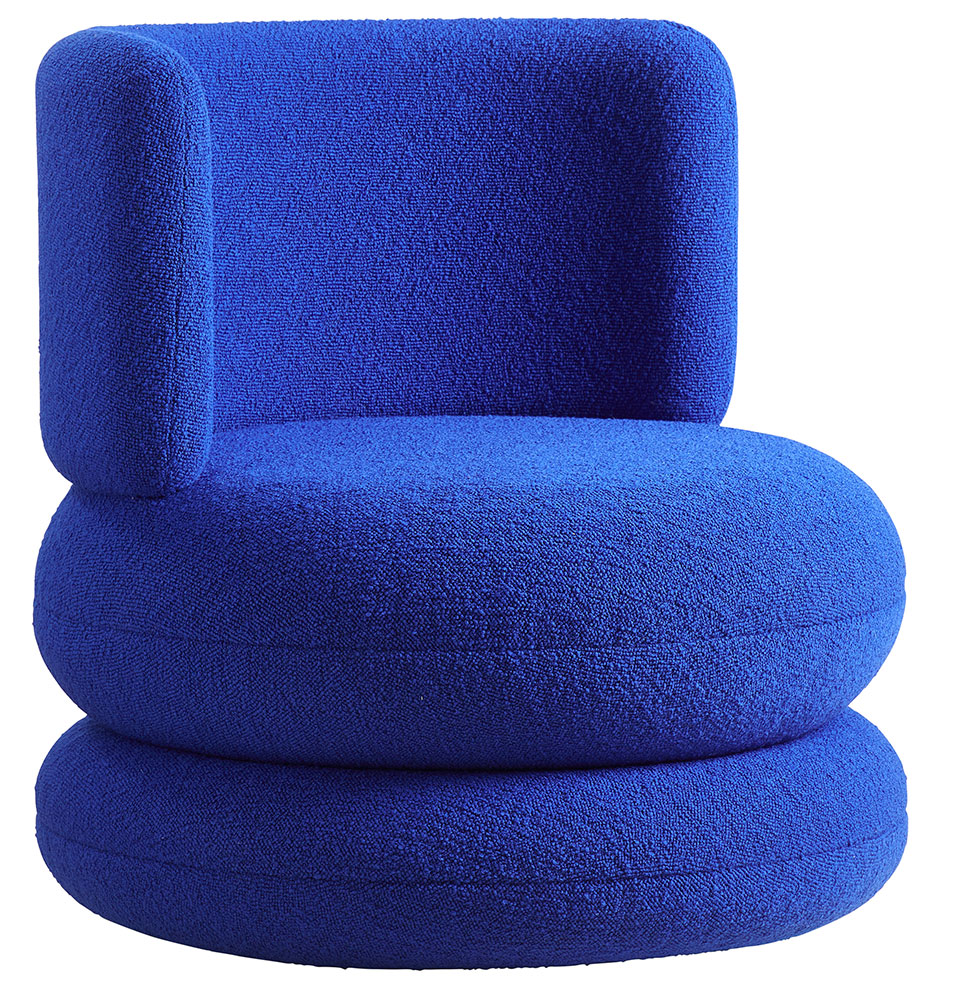 Verner Panton Easy Chair Dedar Karandash 006 Blau