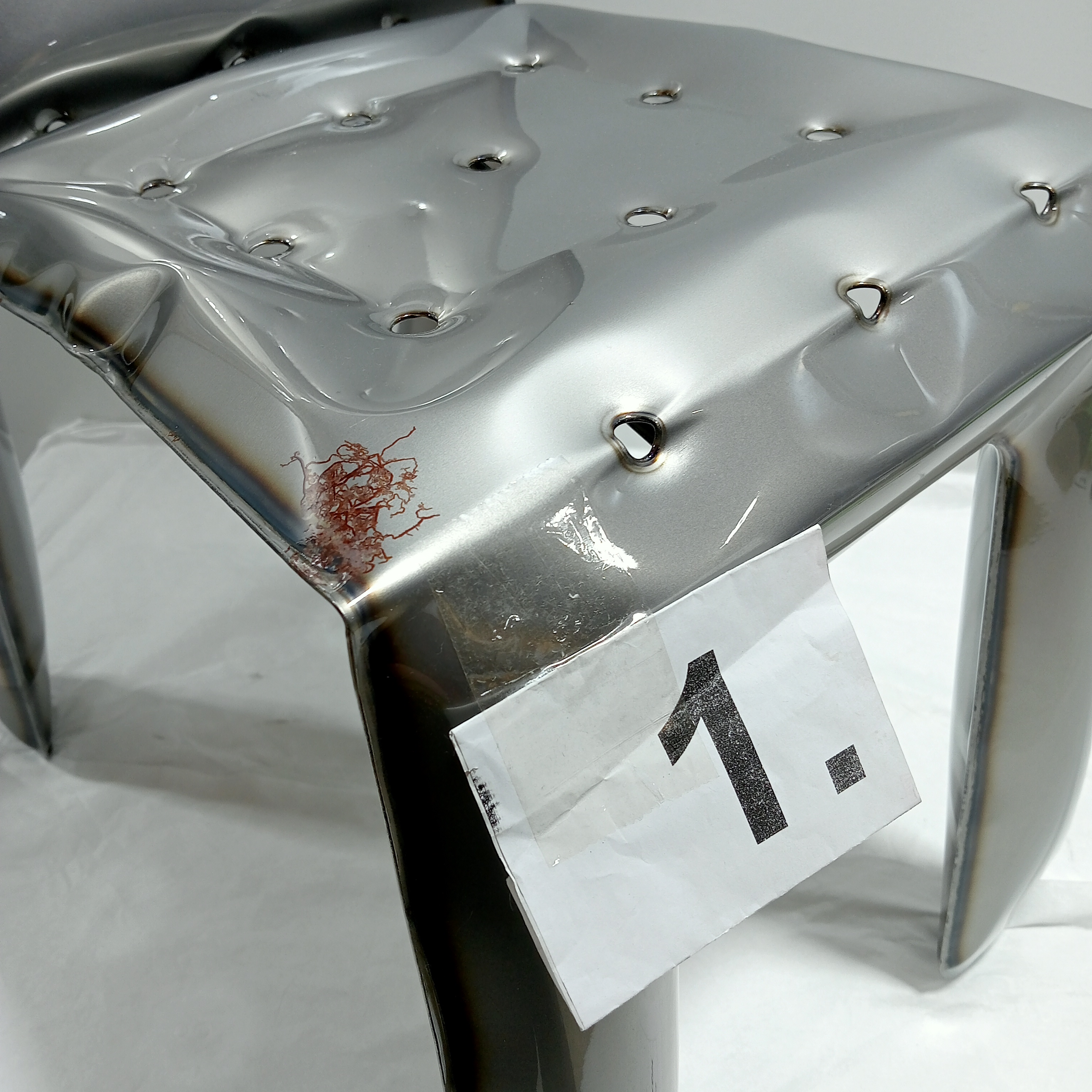 Chippensteel 1.0 Sedia Acciaio Grezzo Laccato