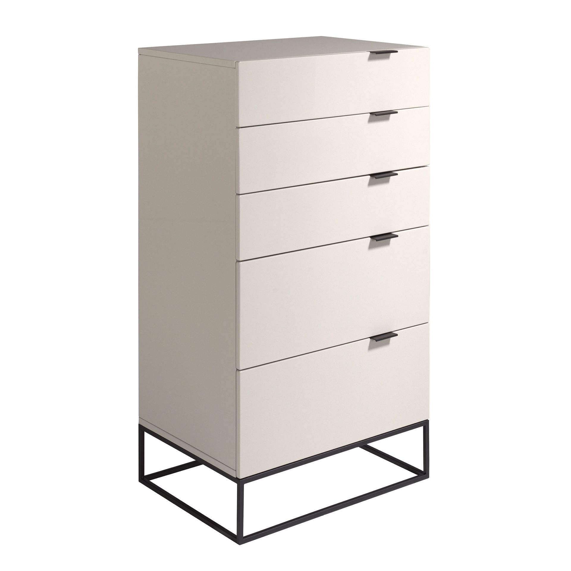 7019 Chiffonier Stahl Grau