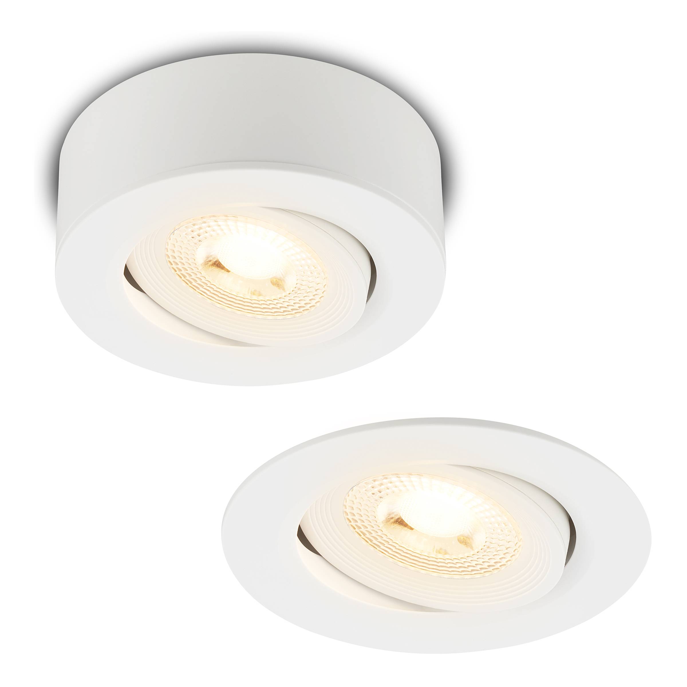 LED Ein & Aufbauleuchte Desi Typ A Weiß