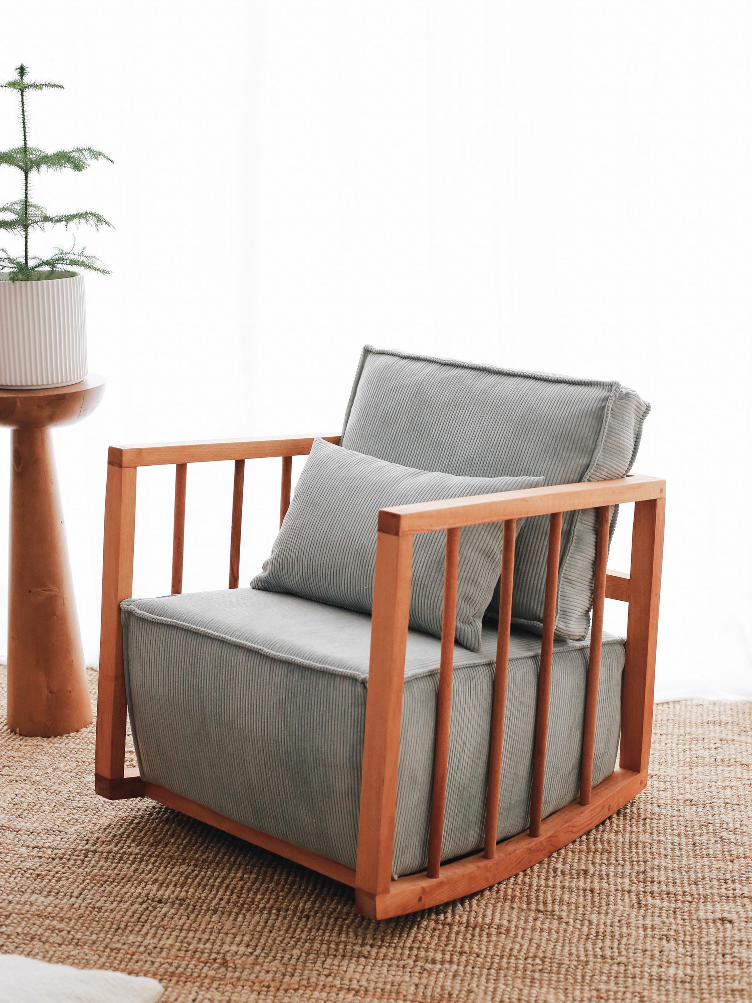 Sallanan Kindersessel Blau