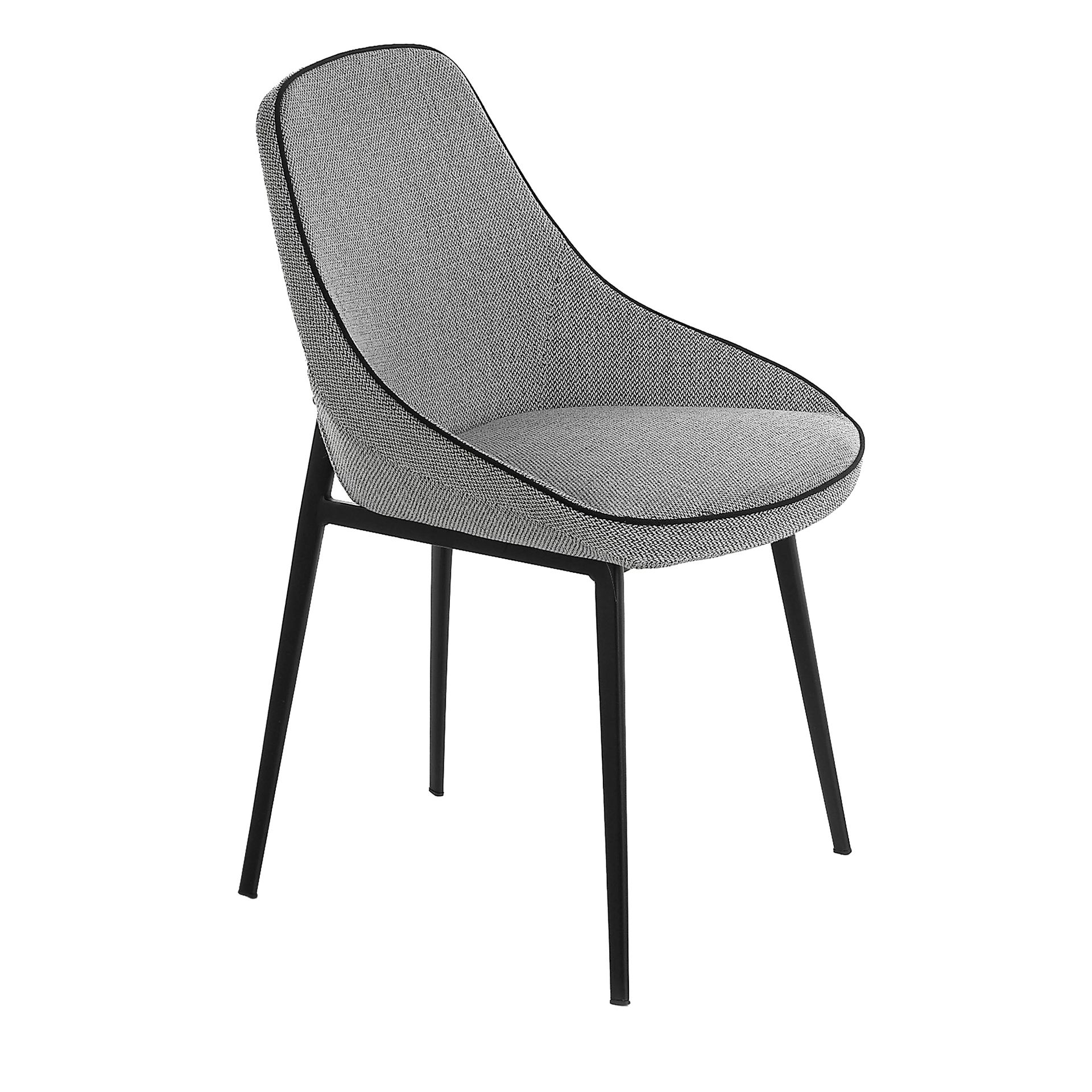 Esszimmerstuhl Textil Grau