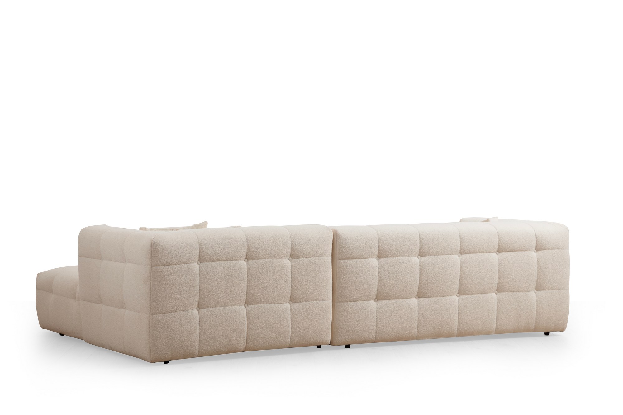 Modernes Sofa Récamiere Rechts Beige