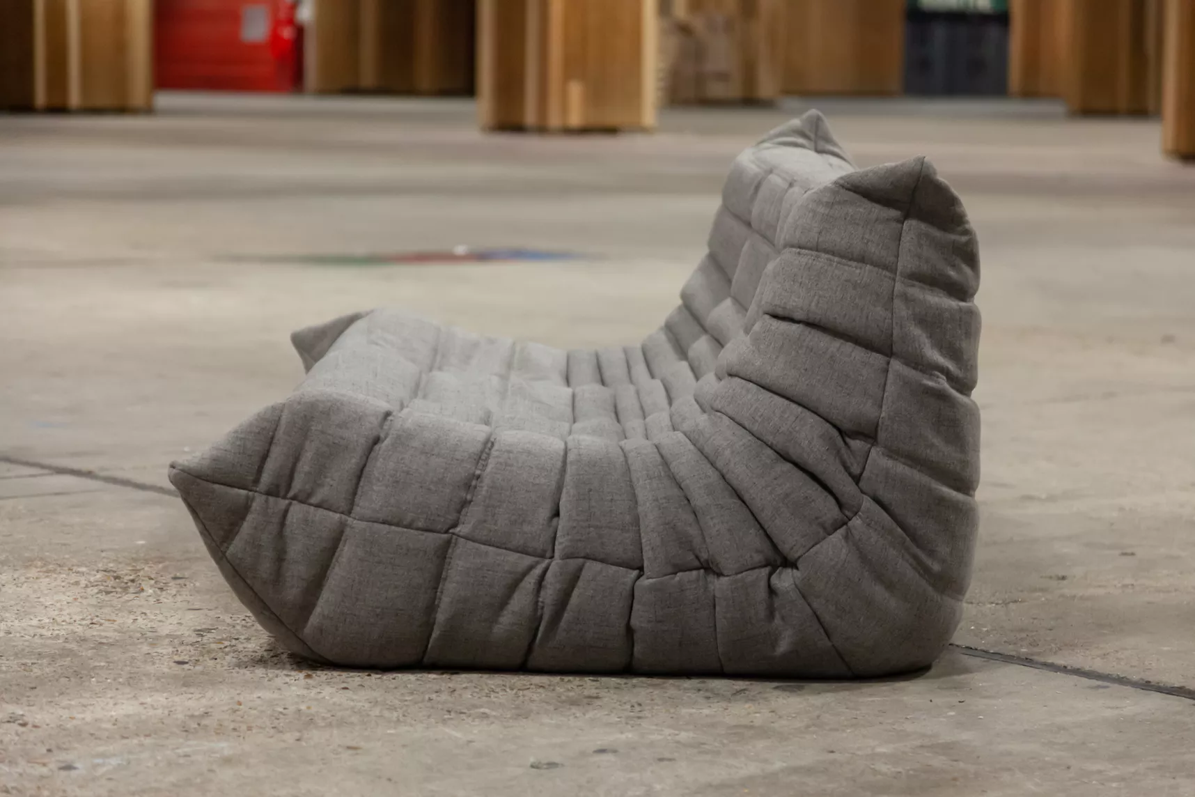 Togo Lounge Set 3-piece. Woven fabric Warm Grey