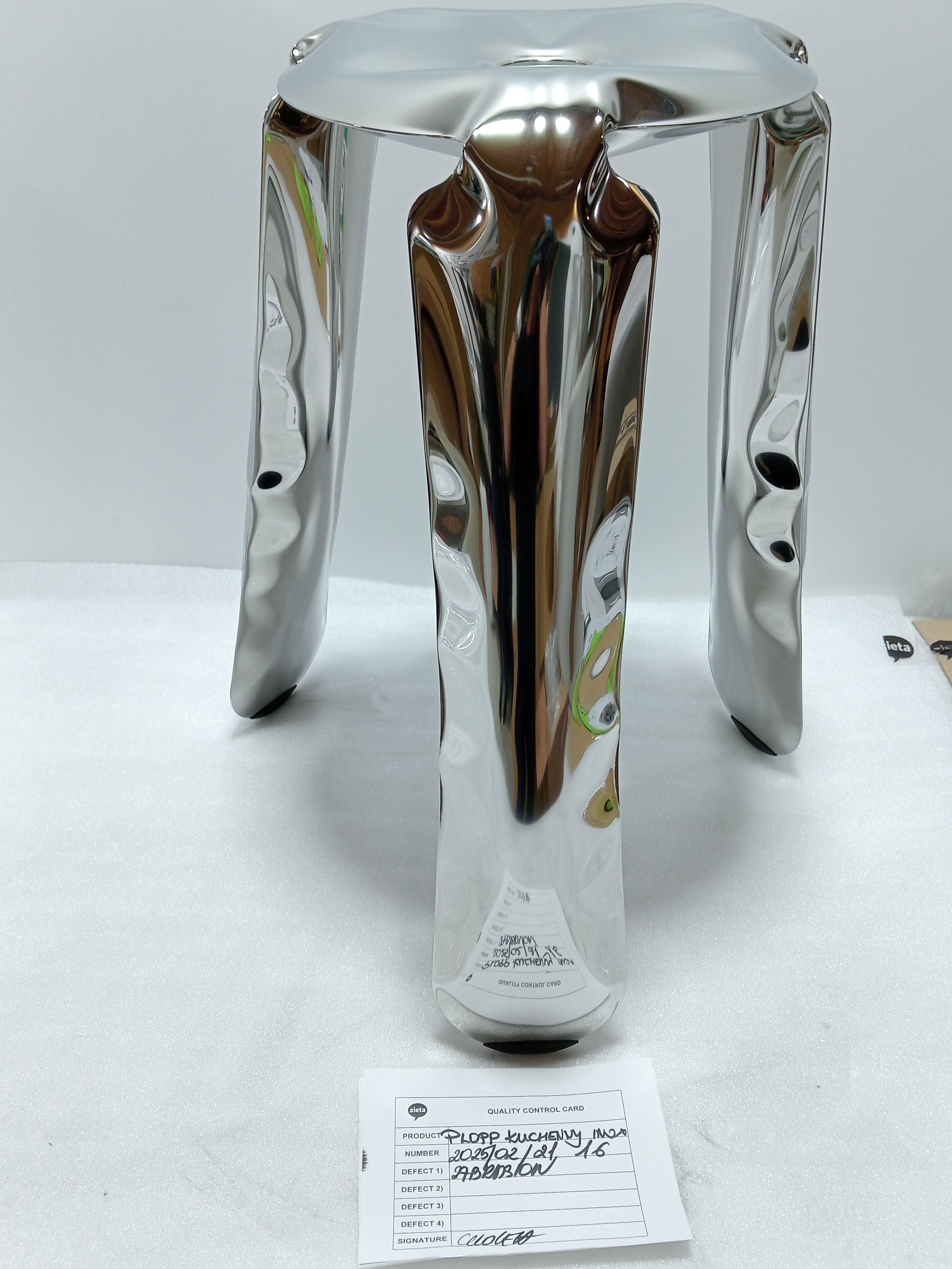 Plopp sgabello da cucina acciaio inox