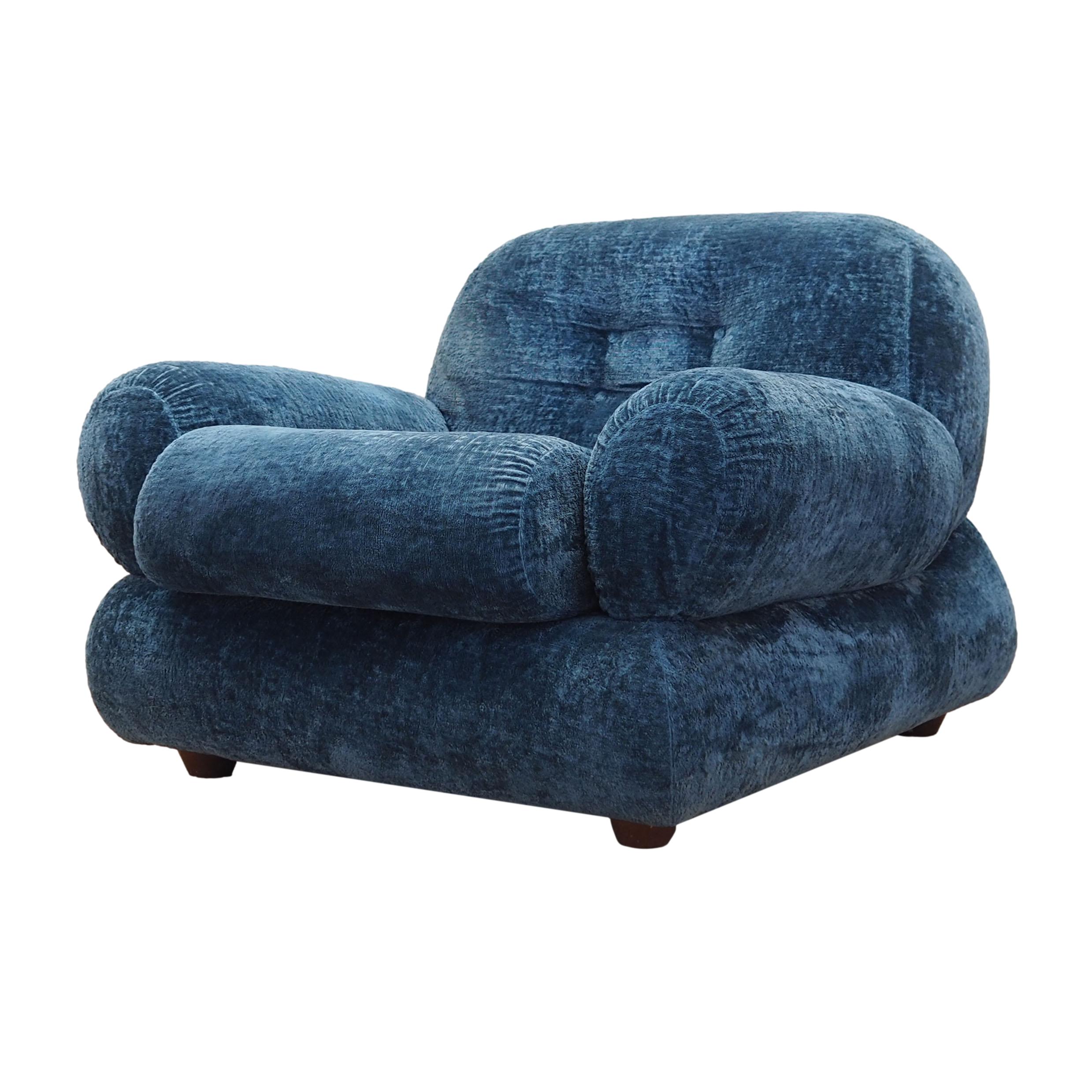 Sessel Blau 1970er Jahre