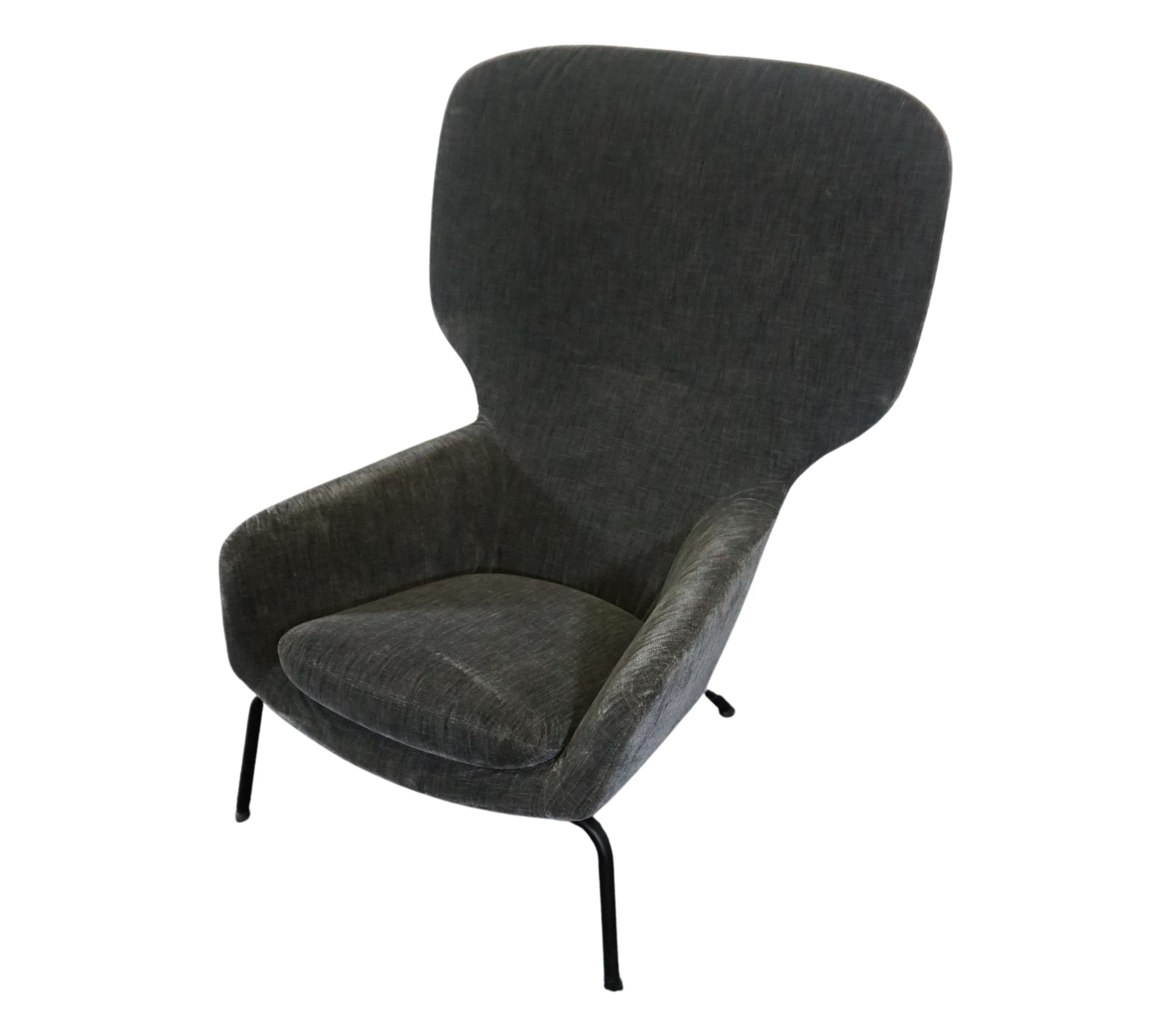Dublin Sessel Textil Grau