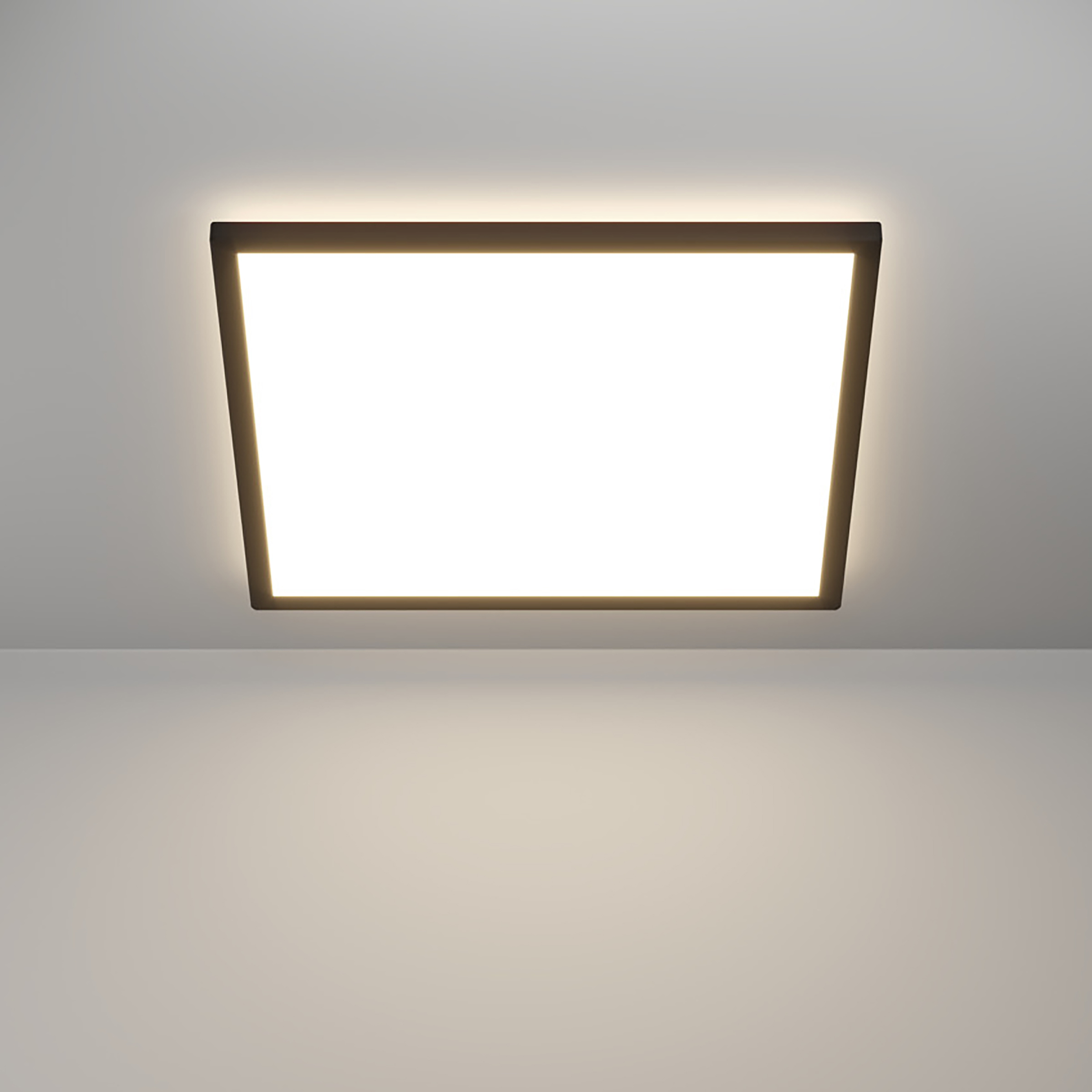 LED Ceiling Light Rovito-R 1-Light Plastic Black
