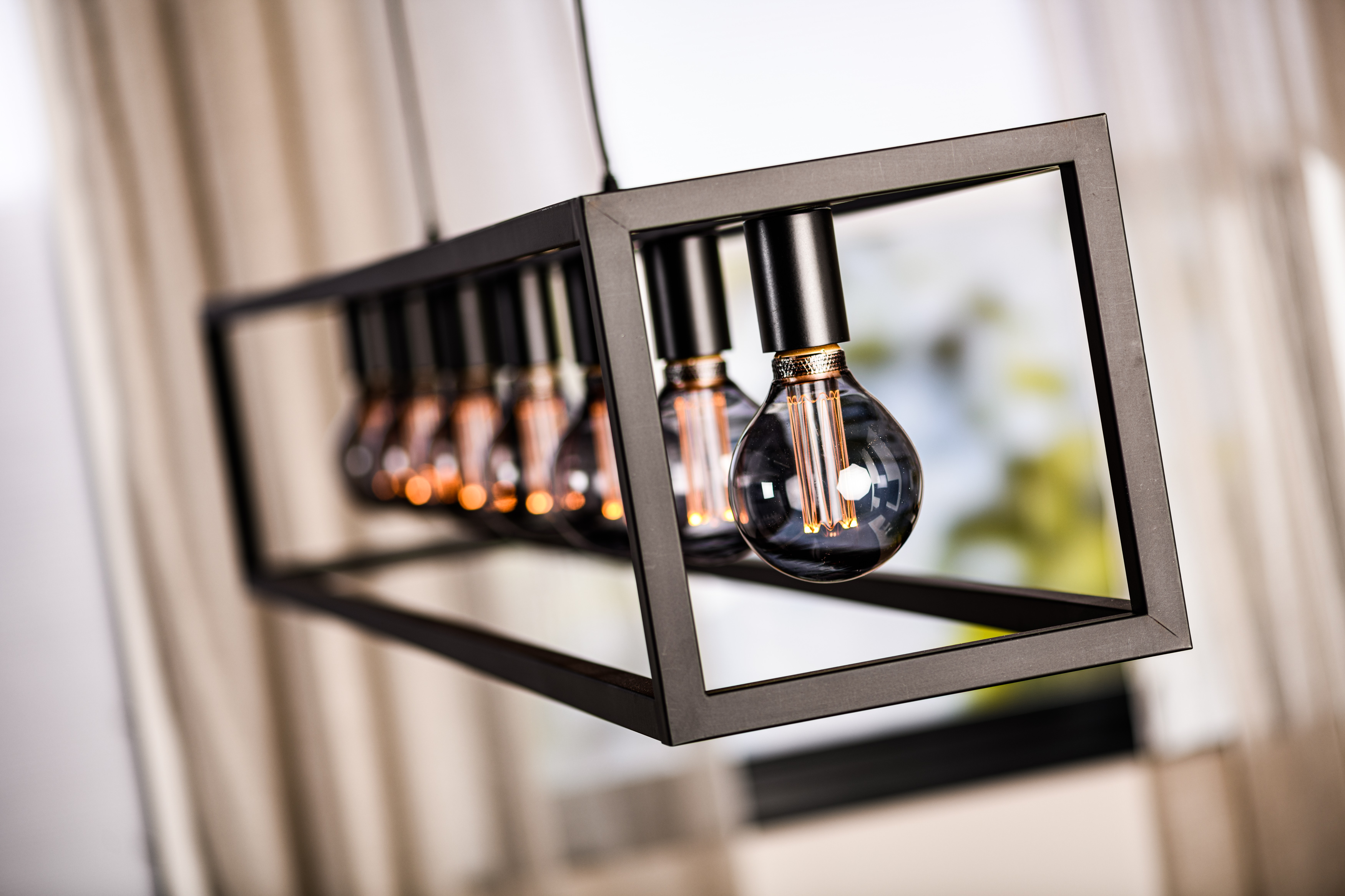 Pendant light Metal Black