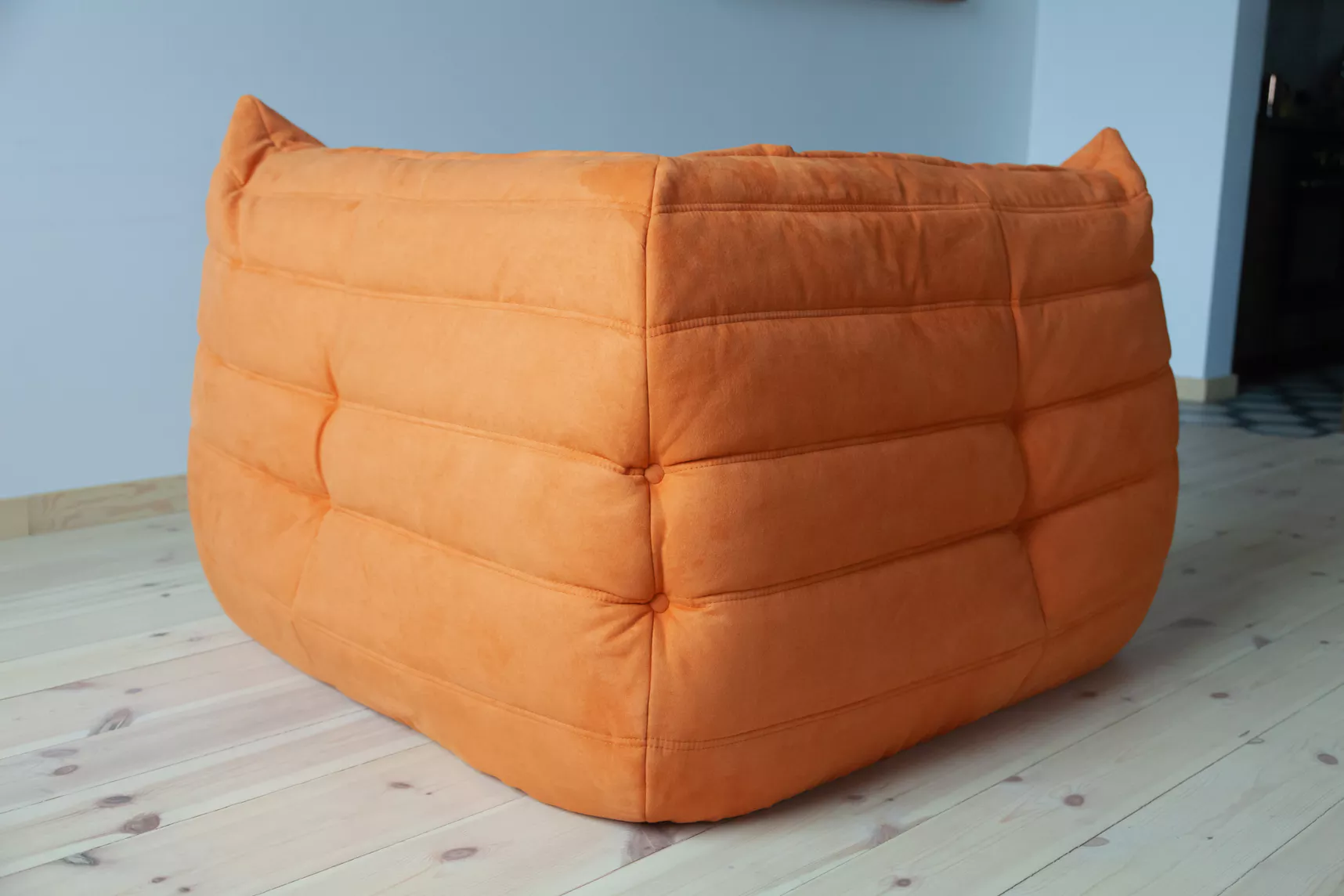 Togo Ecksofa Textil Orange