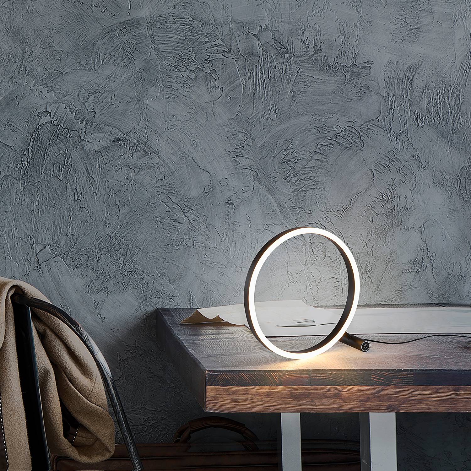 Ritus LED-Tischleuchte Kunststoff Aluminium 1-flammig