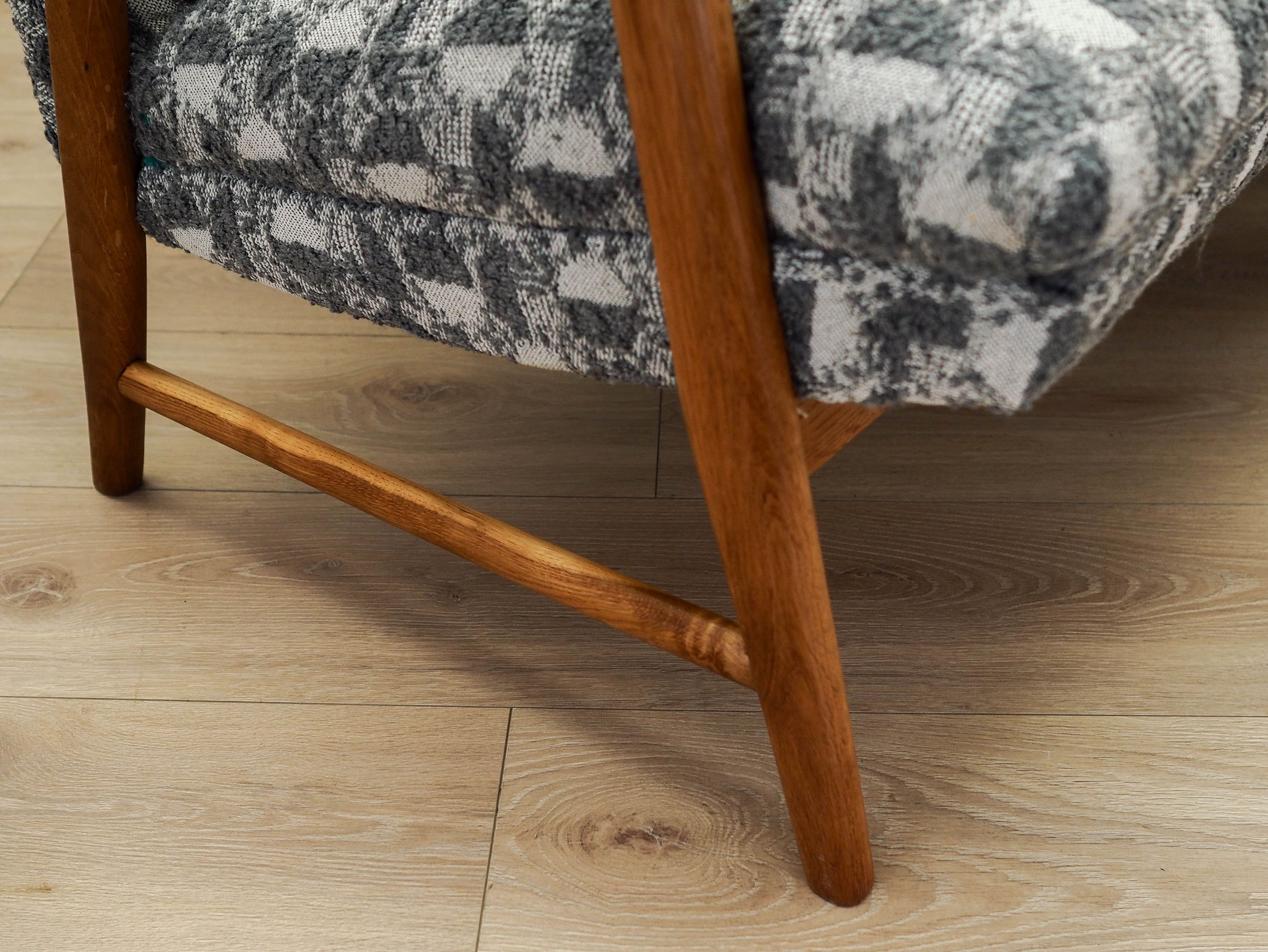 Eichensofa Bunt 1970er Jahre