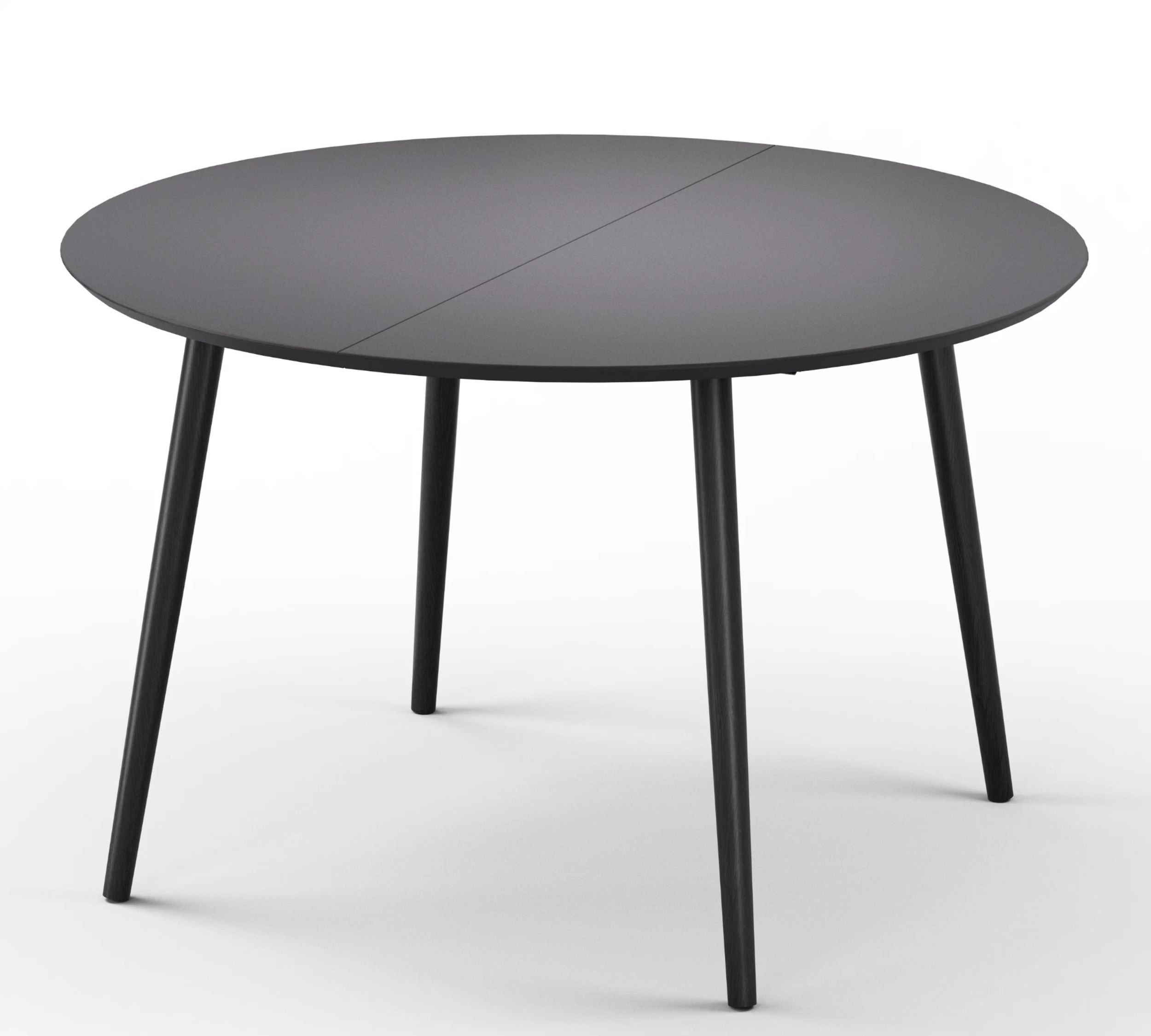 Amelia Tavolo da pranzo Nero Ø120 cm