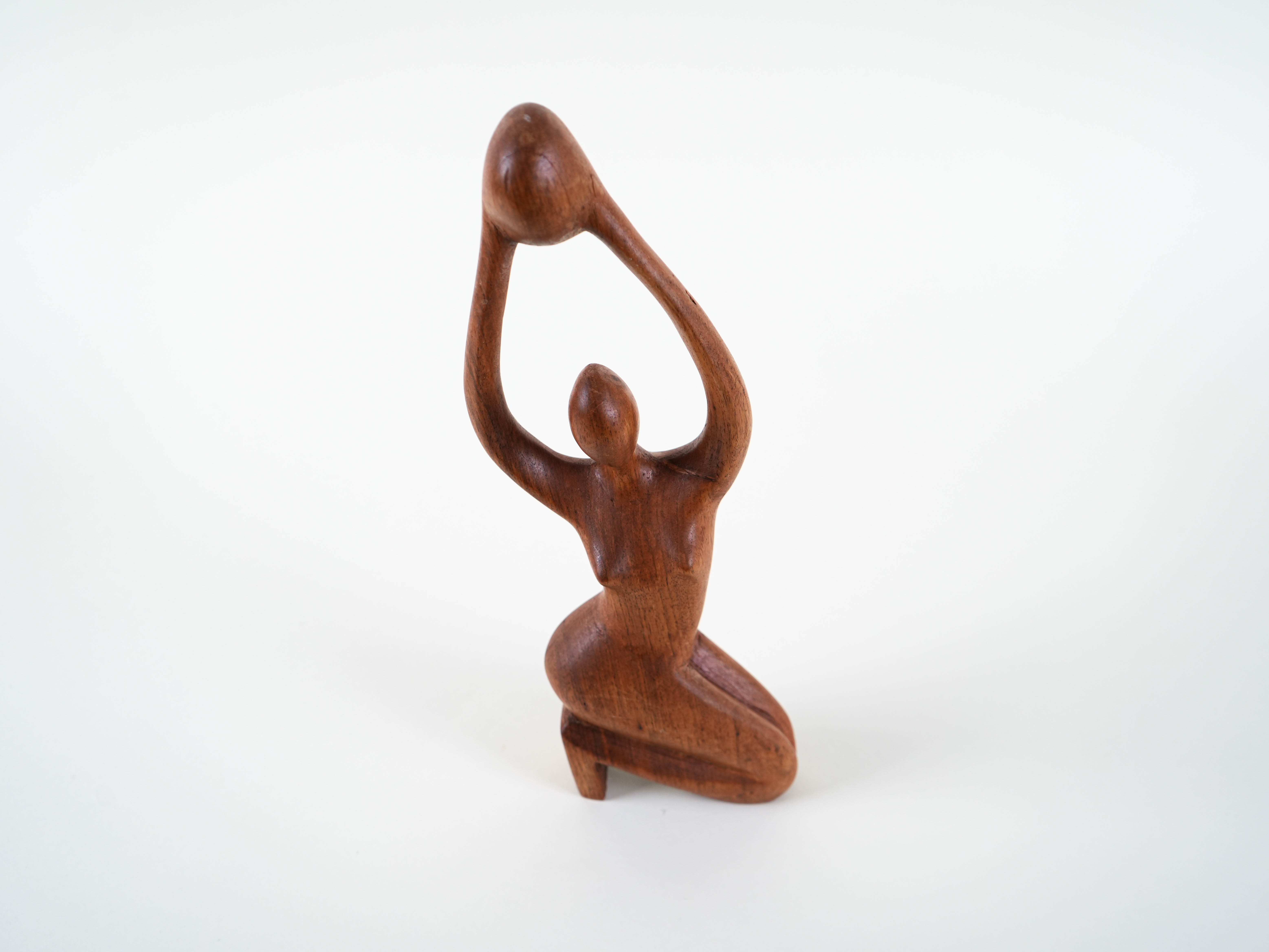 Sculpture Woman Teak 1970s
