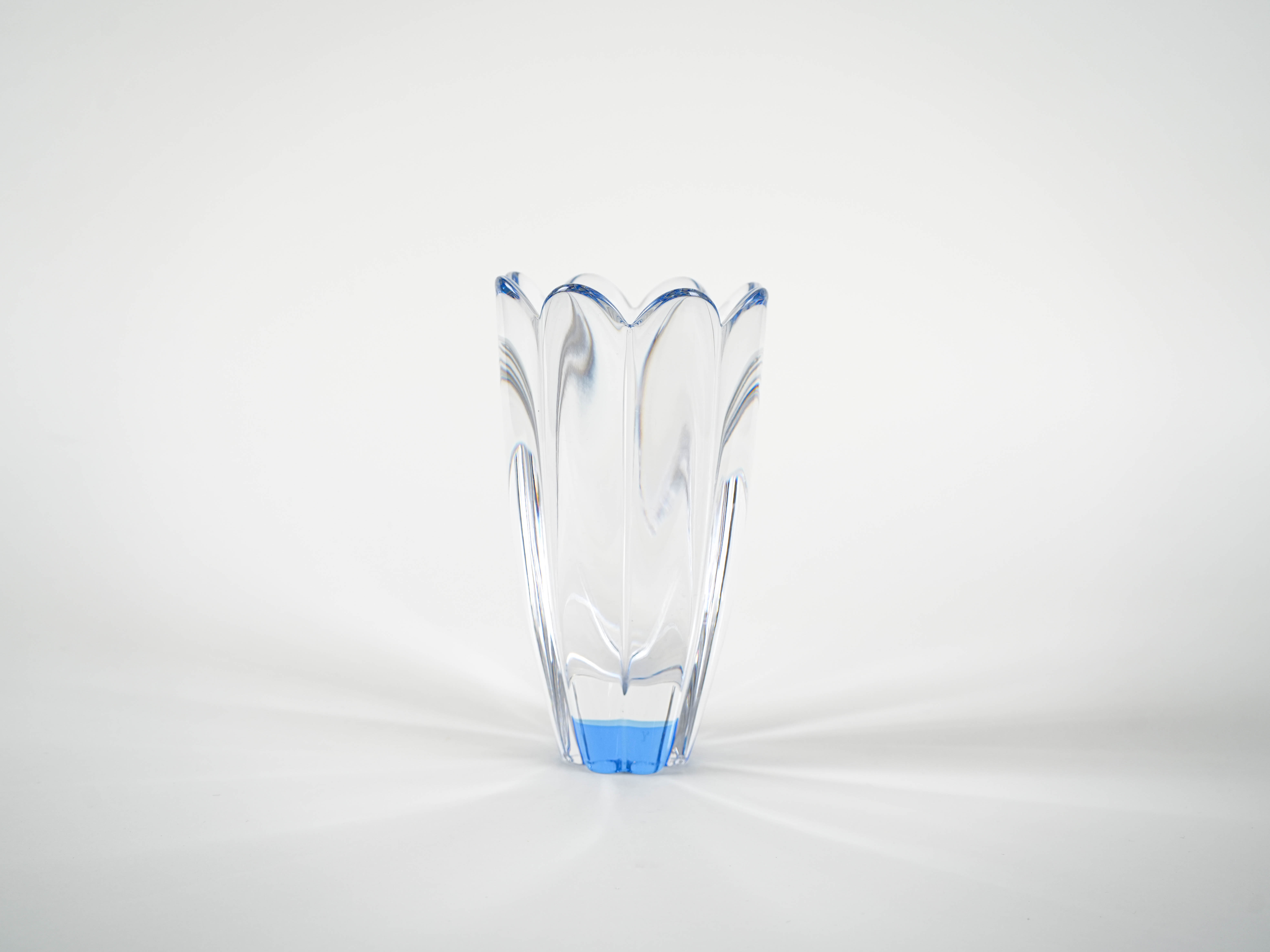 Mayflower glass vase 1960s Jan Johansson Orrefors