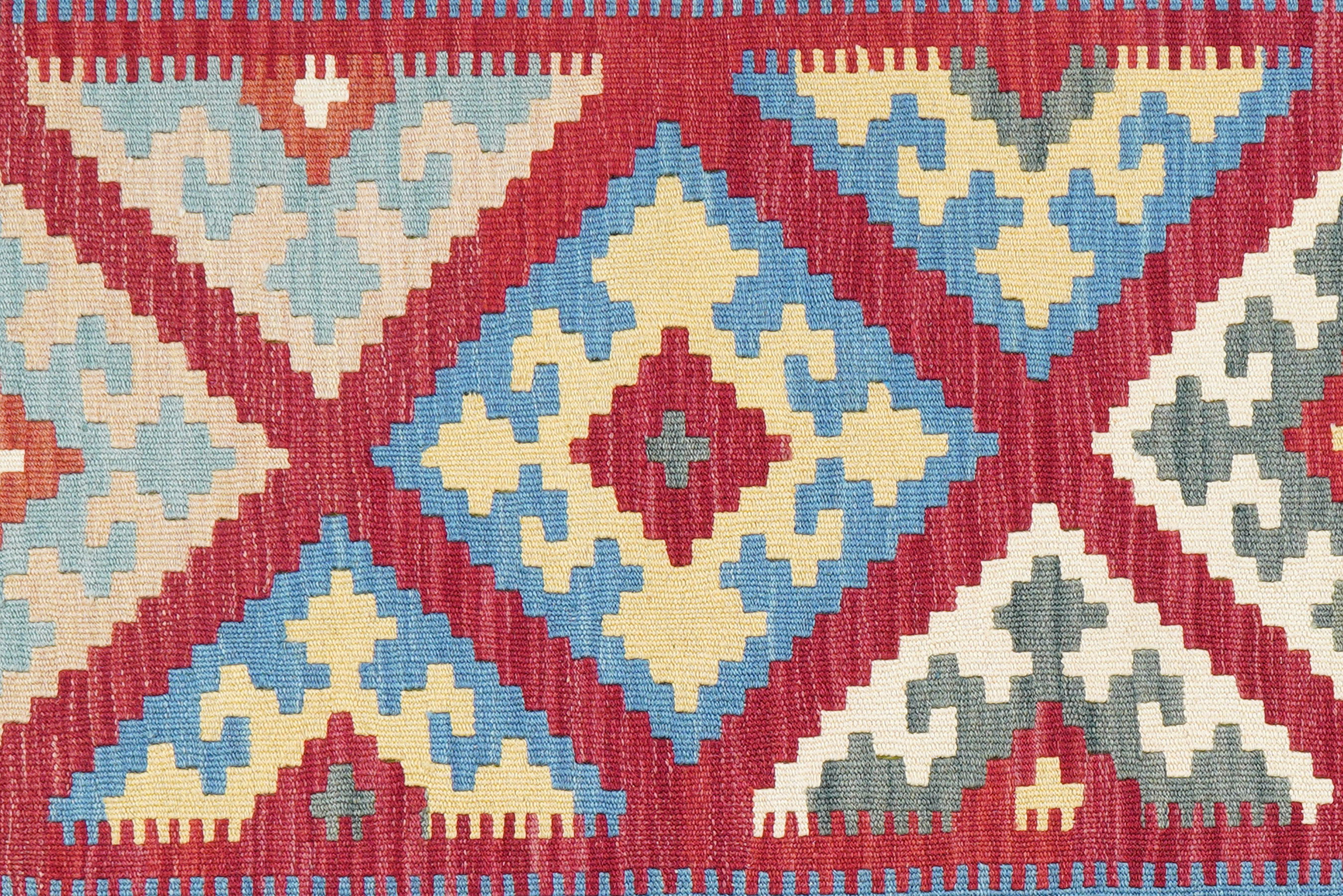 Kilim Gashgai Tappeto Lana Rosso