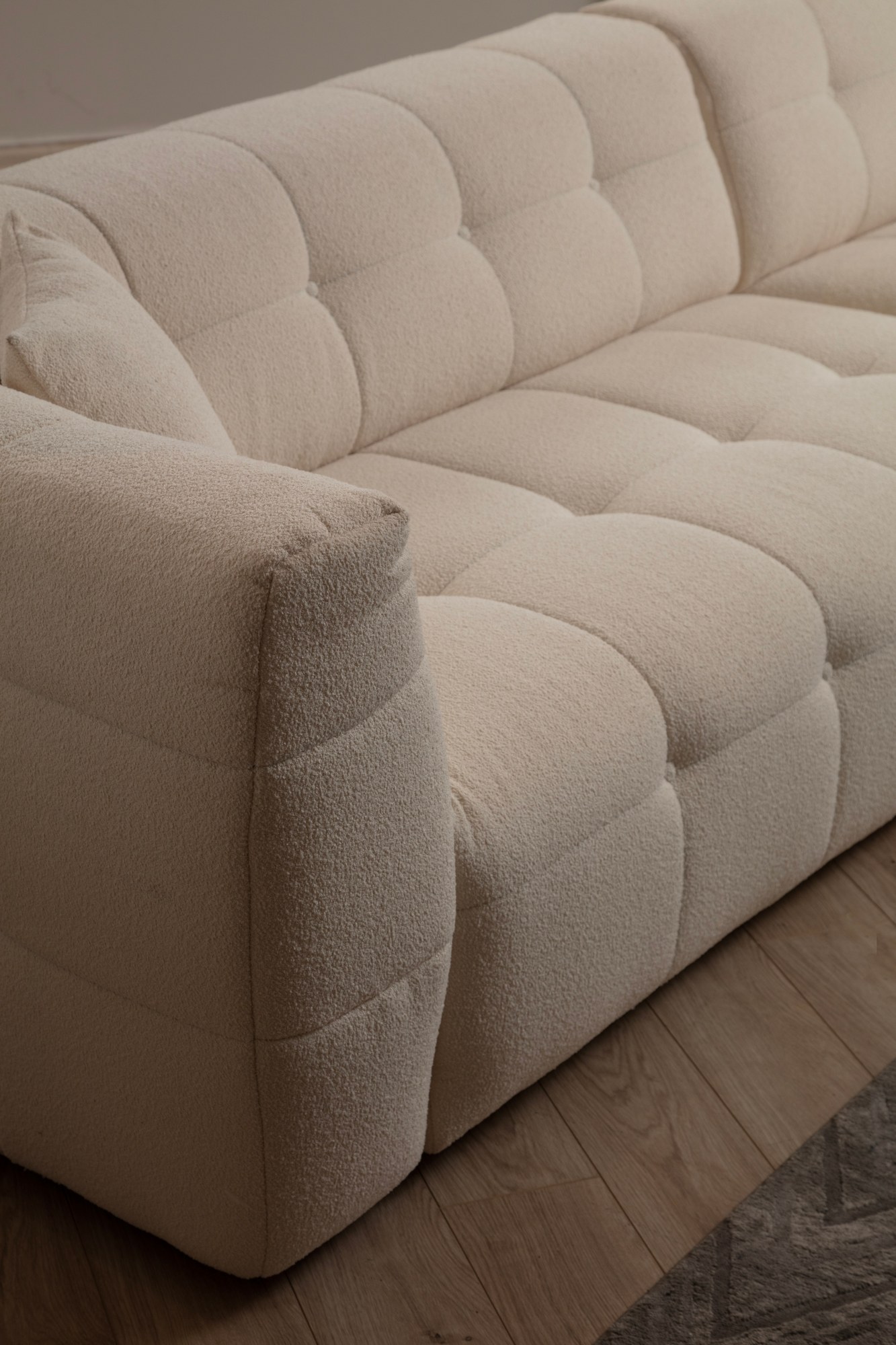 Nour Sofa Chaise Lounge Right Beige