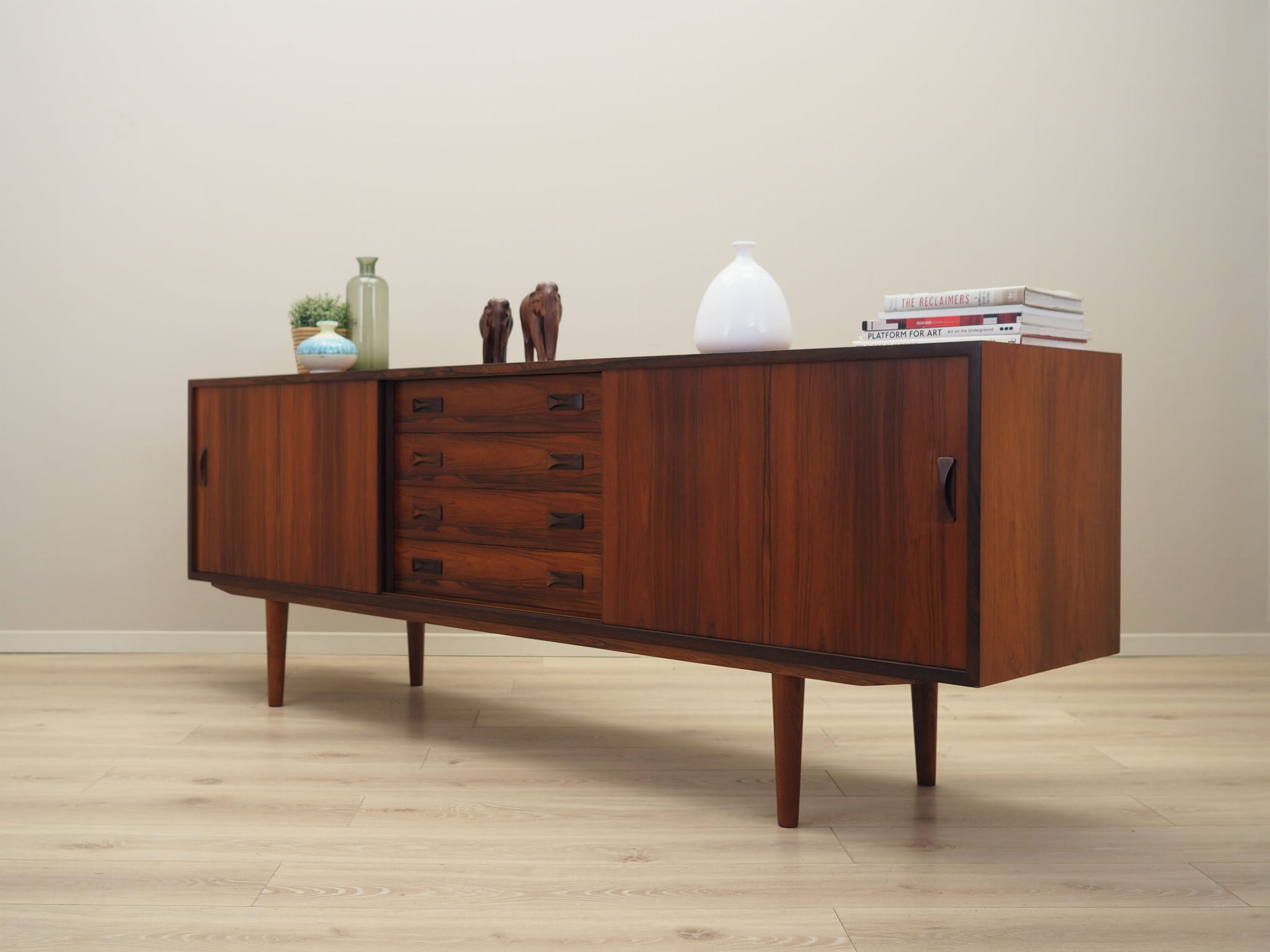 Vintage Sideboard Palisanderholz Braun 1960er Jahre