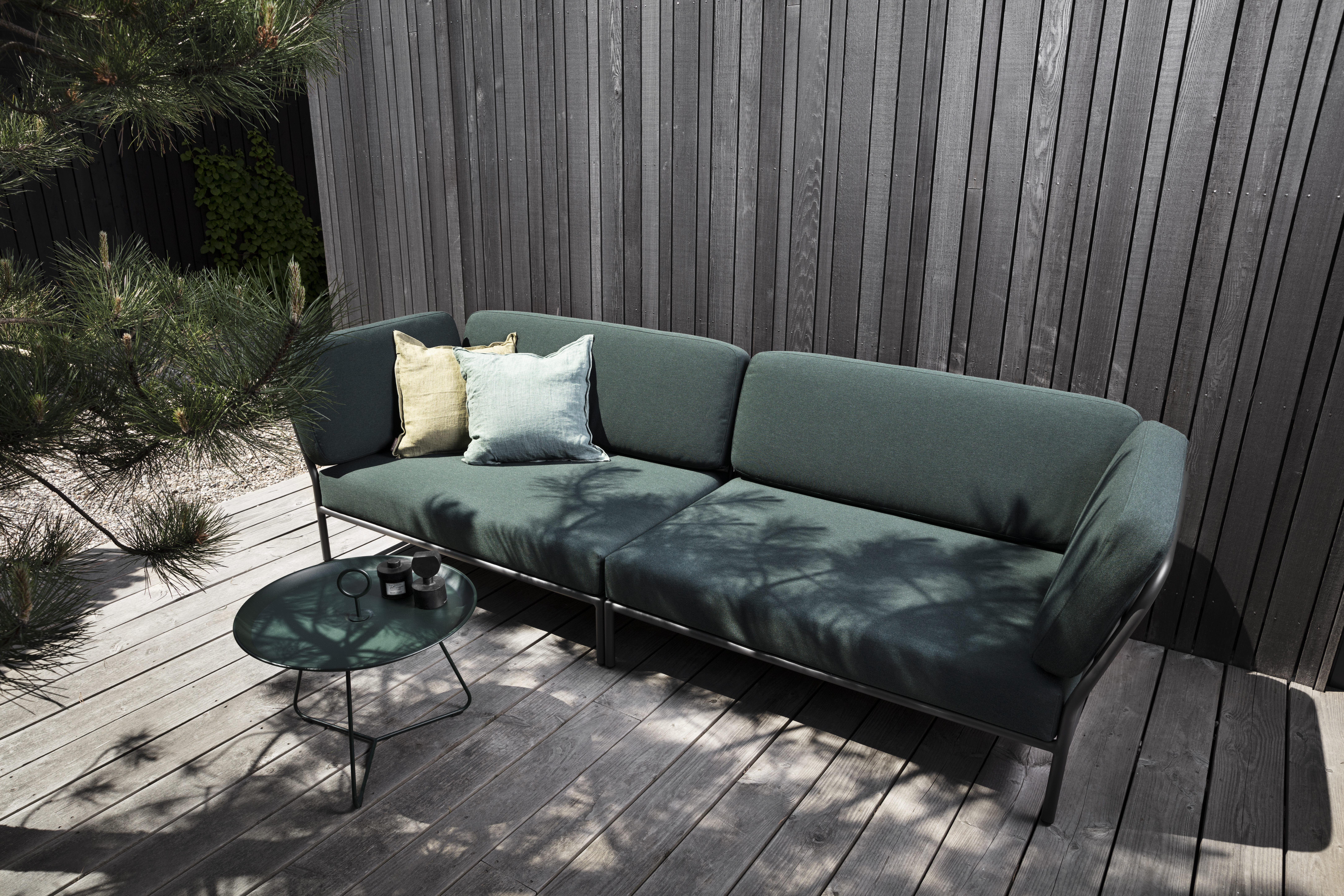 LEVEL Sofa Links, Sofa Rechts & Couchtisch Sooty Grau