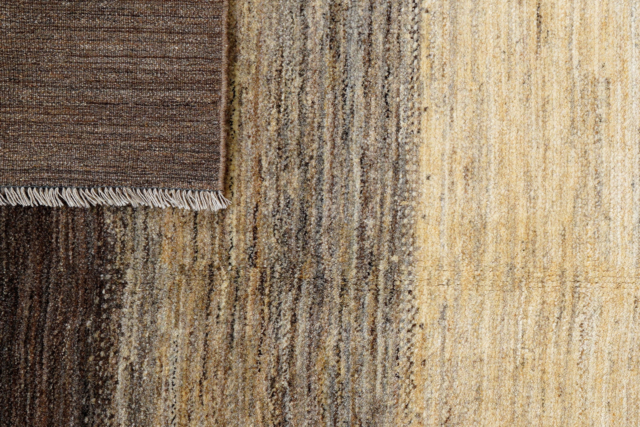 Gabbeh Teppich Wolle Beige