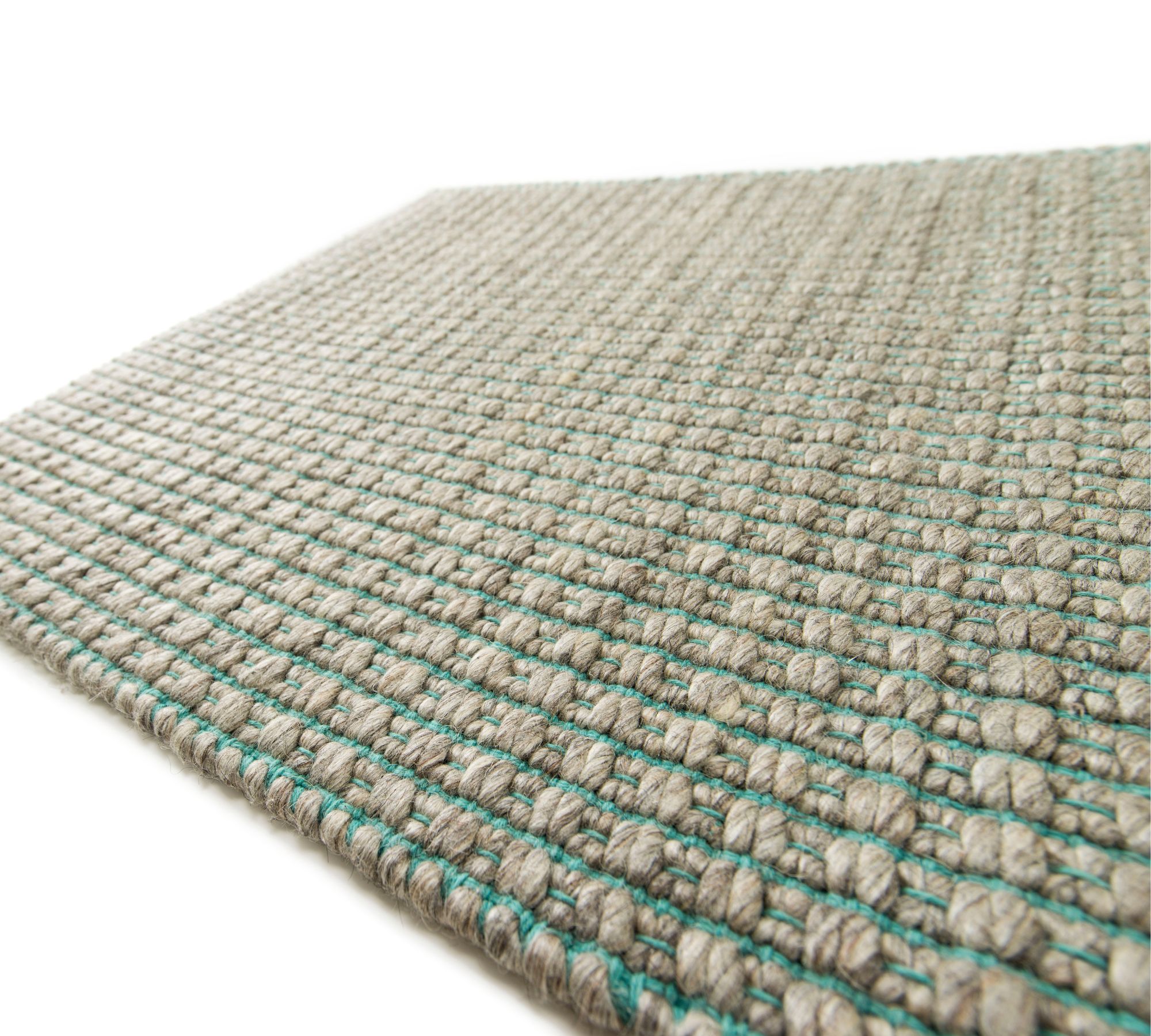 Nordic Plain Teppich Wolle Mehrfarbig 140 x 200 cm