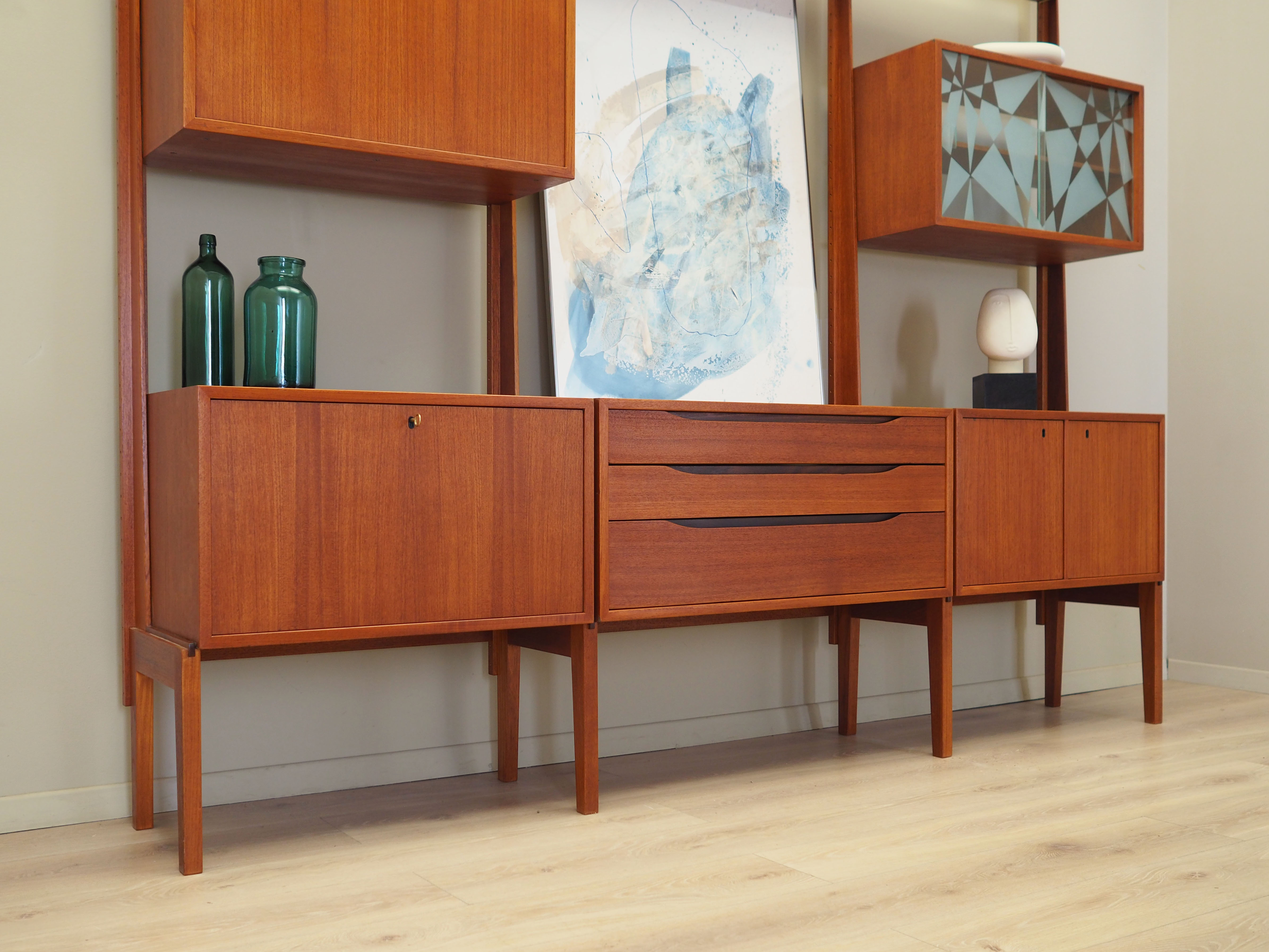 Regalsystem Teakholz 1960er Jahre