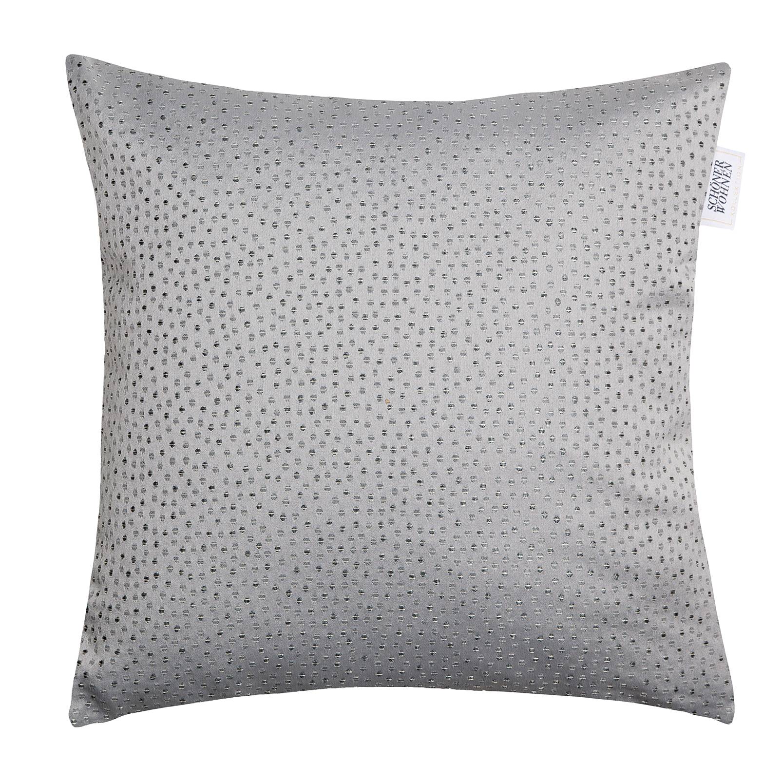 SW-Petit Kissenbezug Webstoff Grau