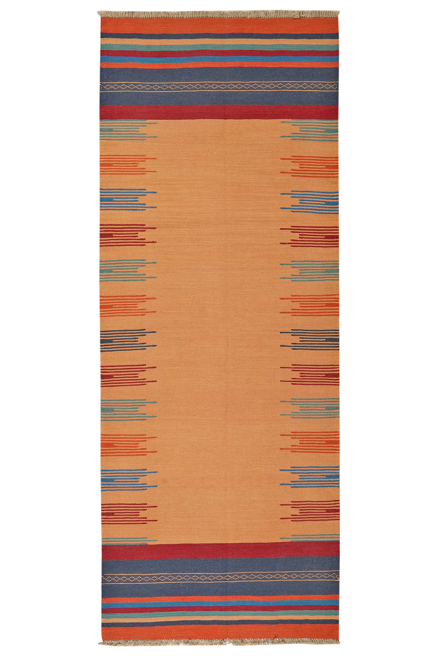 Kilim Gashgai Teppich Hellbraun