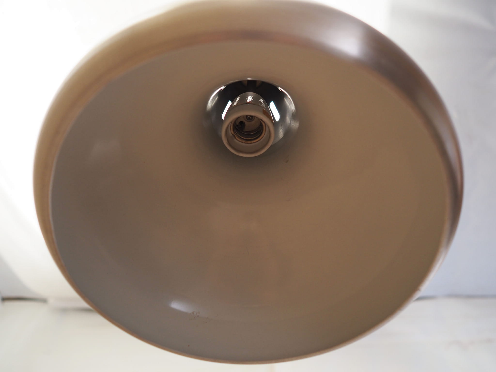 Pendant lamp Metal Grey 1970s