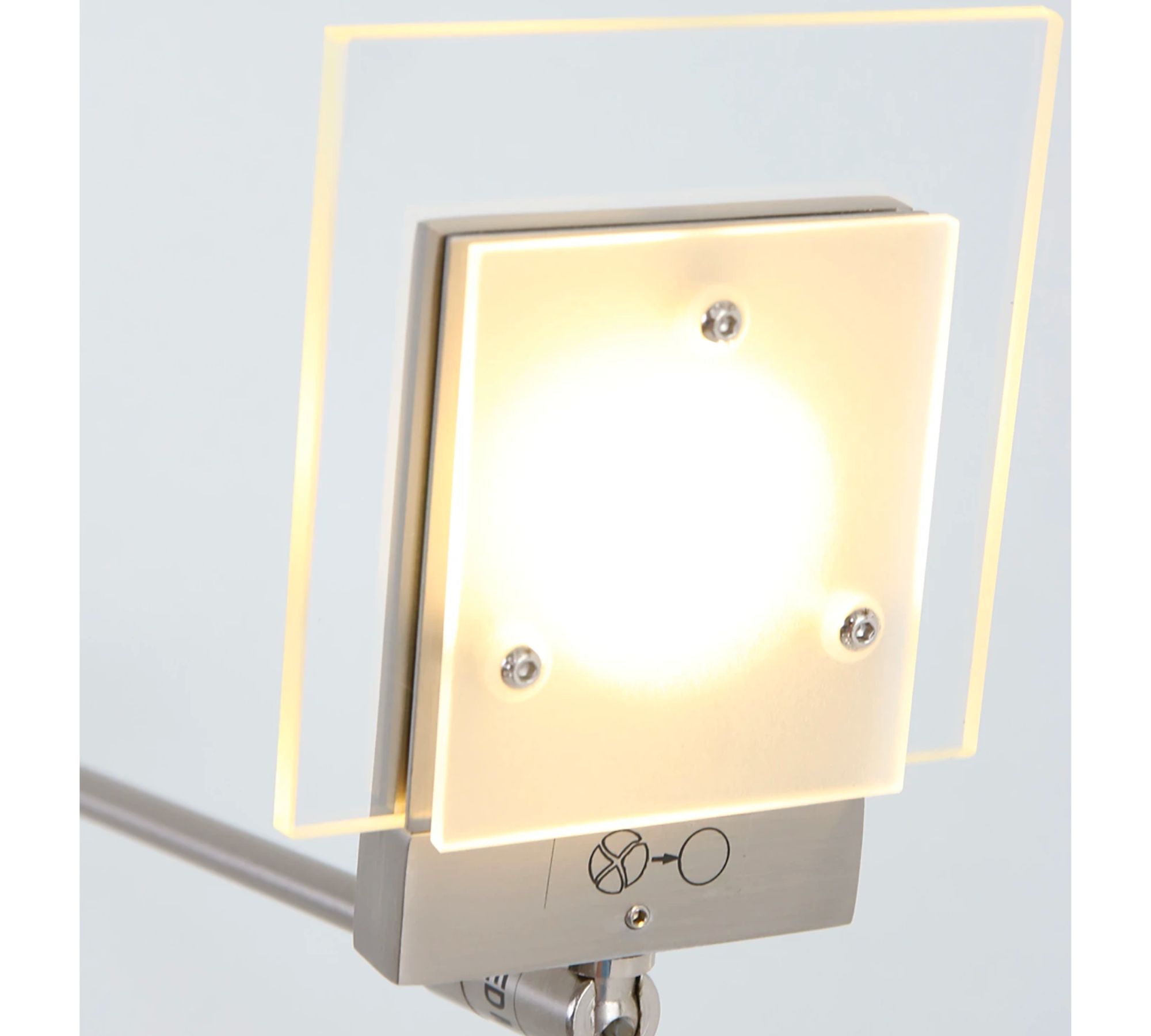 LED Wandleuchte 1-flammig Aluminium