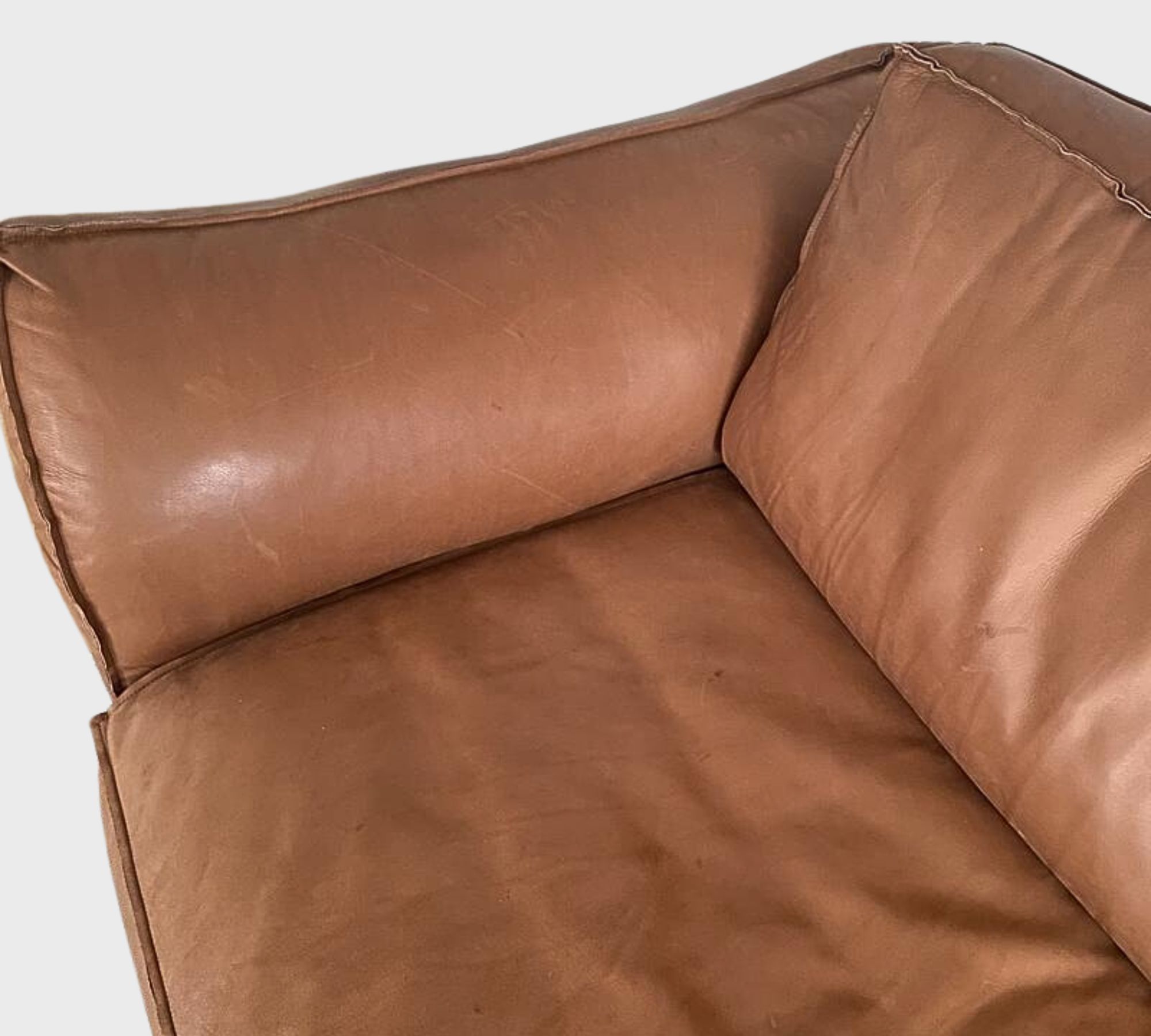Violetta Sofa 3-Sitzer Leder Braun
