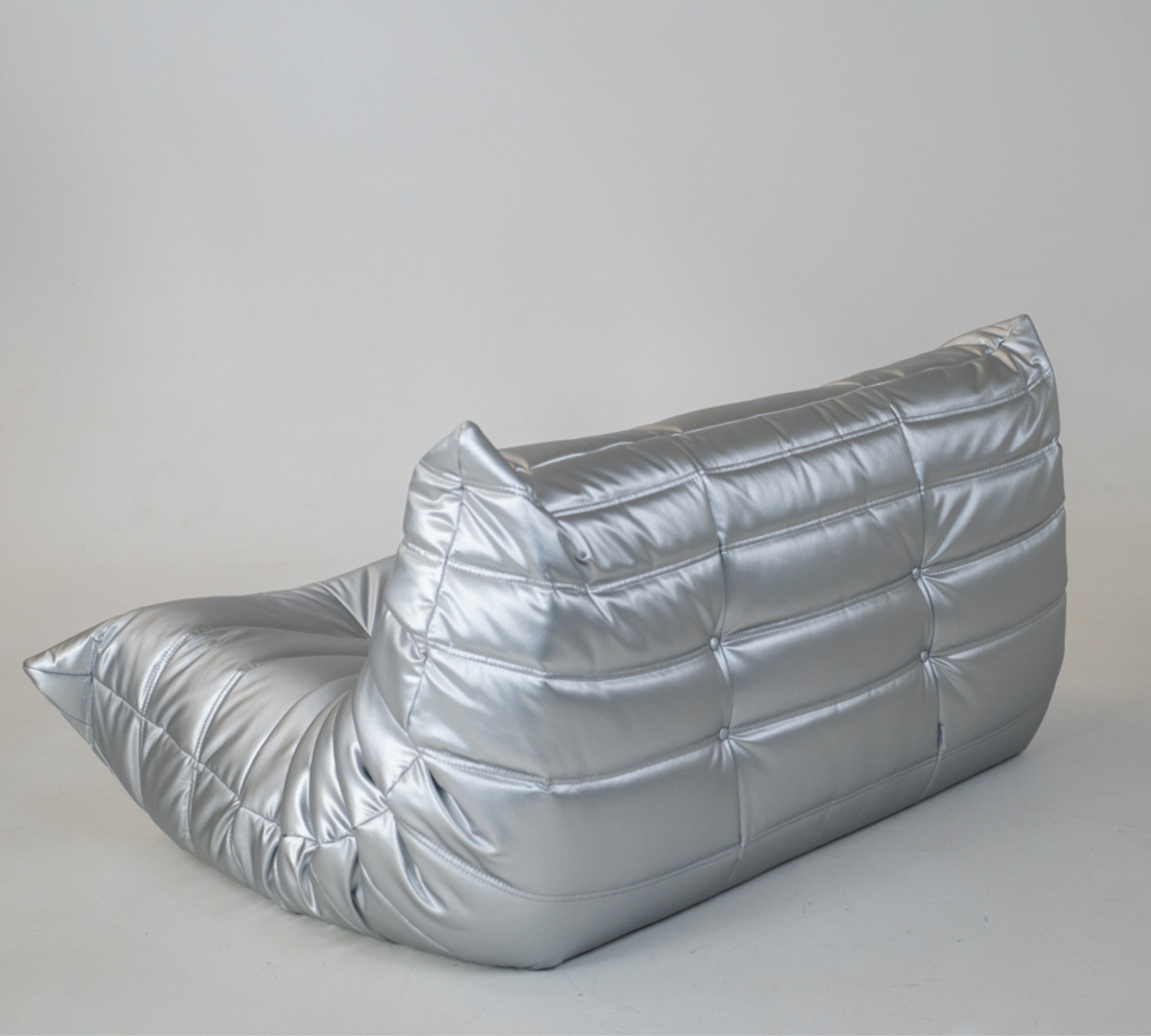 Togo Sofa 2-Sitzer Kunstleder Space Grau