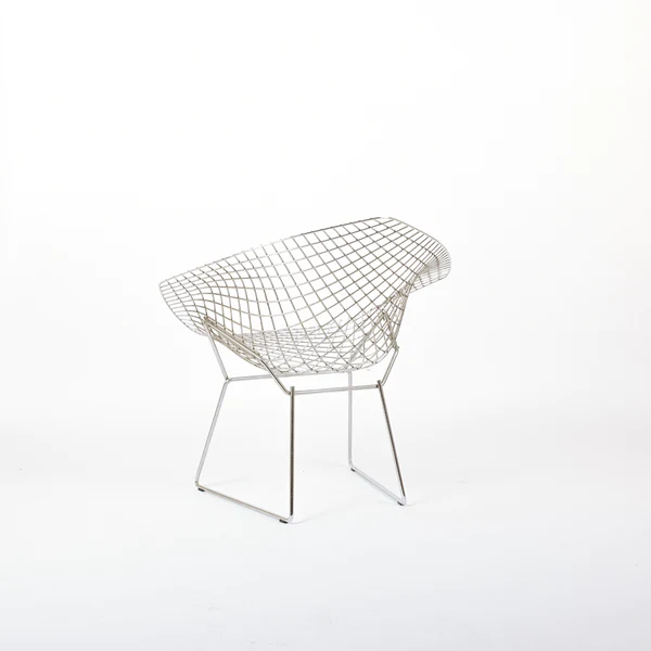 Bertoia Diamond Chair Stahl Silber
