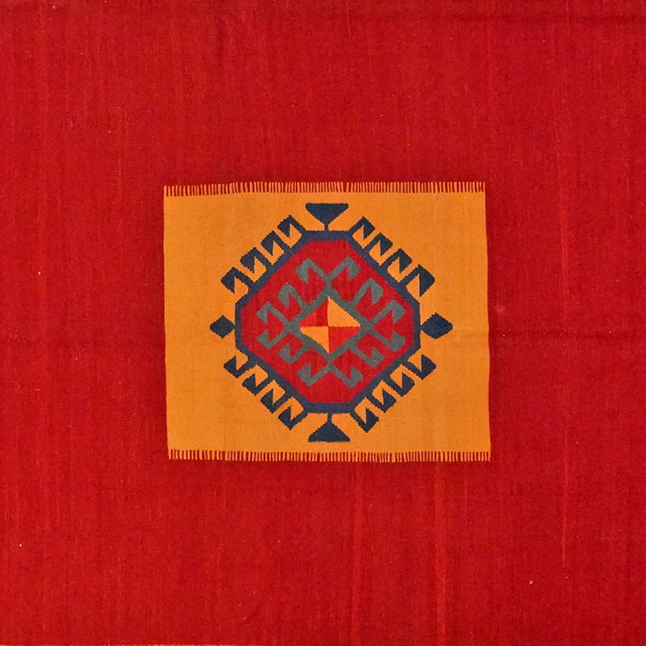 Kilim Gashgai Tappeto Rosso
